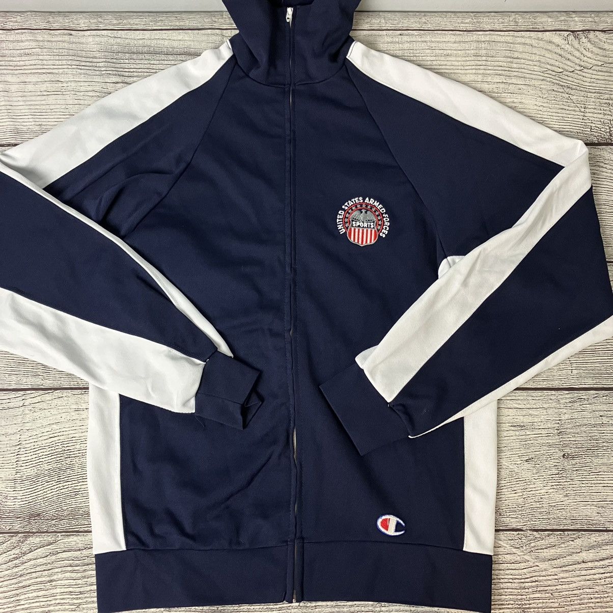 Vintage Vintage 1970s Champion US Armed Forces Zip Up Jacket Grailed