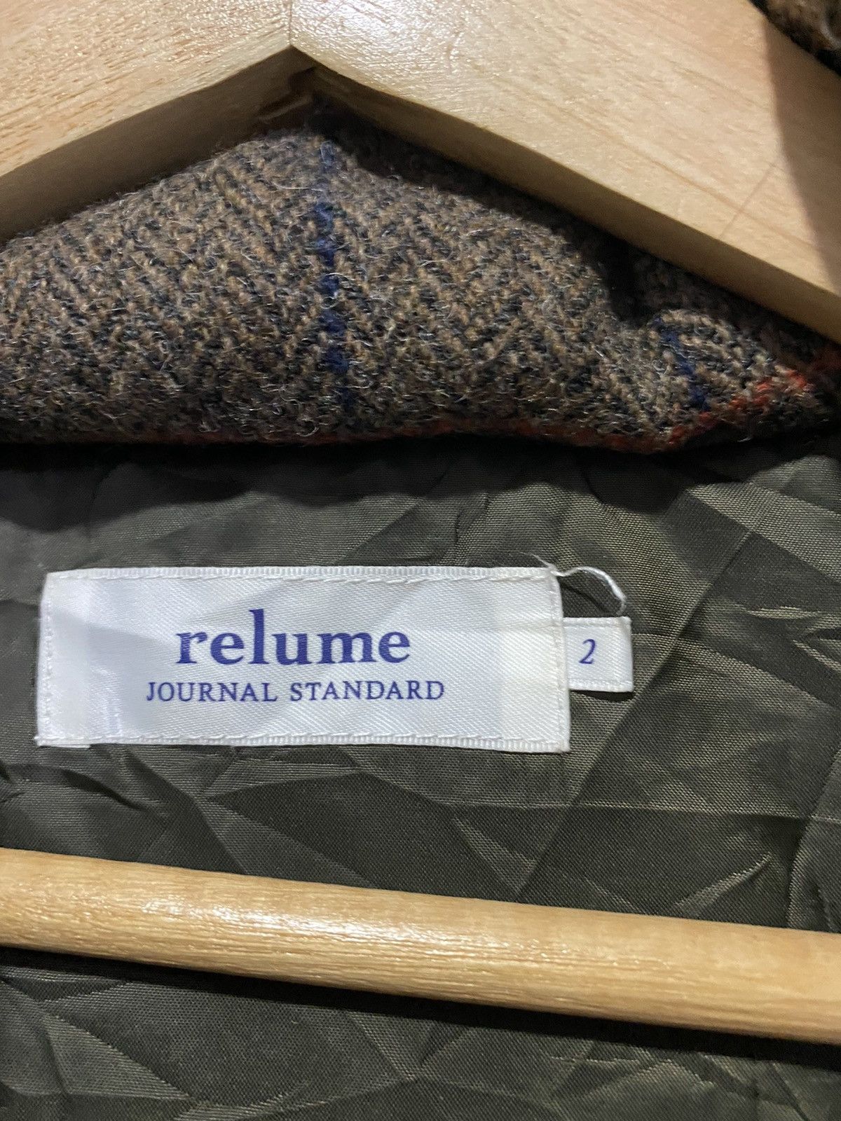 Japanese Brand JOURNAL STANDARD FILL DOWN FEATHER WOOL HOODED PUFFER JACKET Size US S / EU 44-46 / 1 - 7 Thumbnail