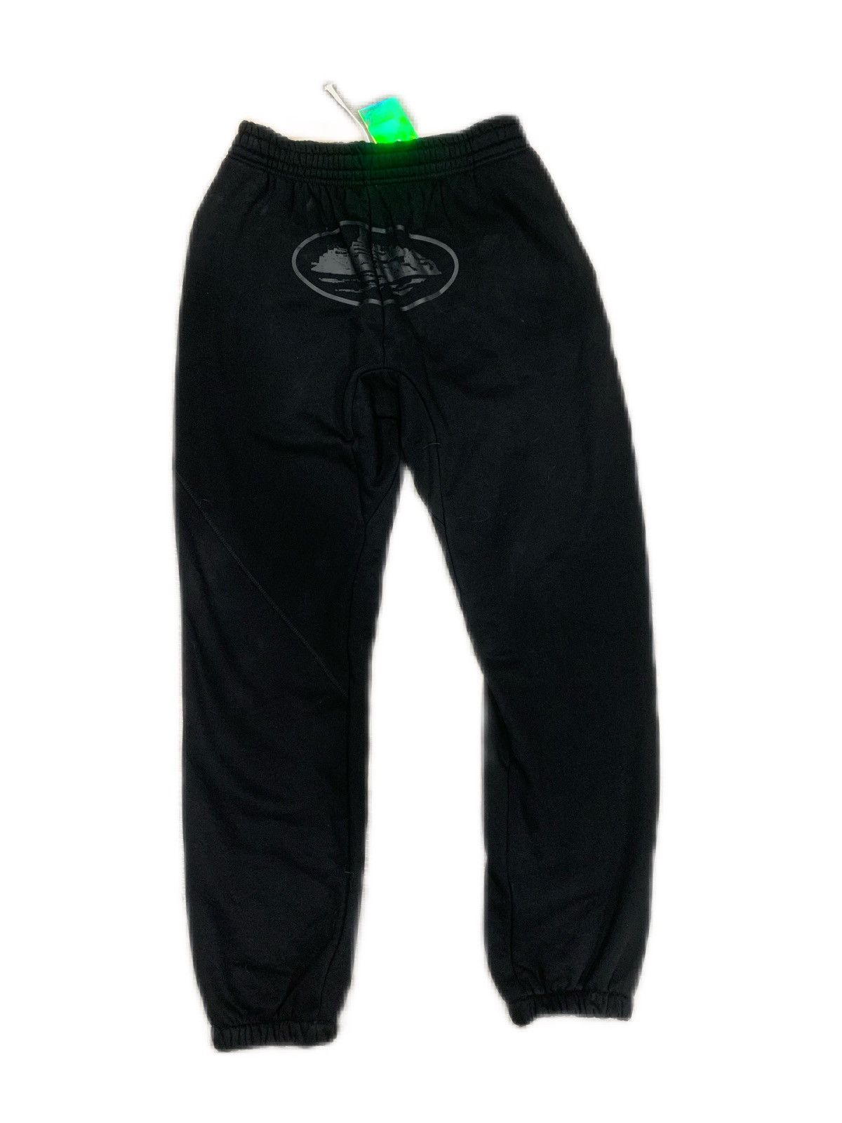 Corteiz CORTEIZ VVS VELOUR BOTTOMS [TRIPLE BLACK] | Grailed