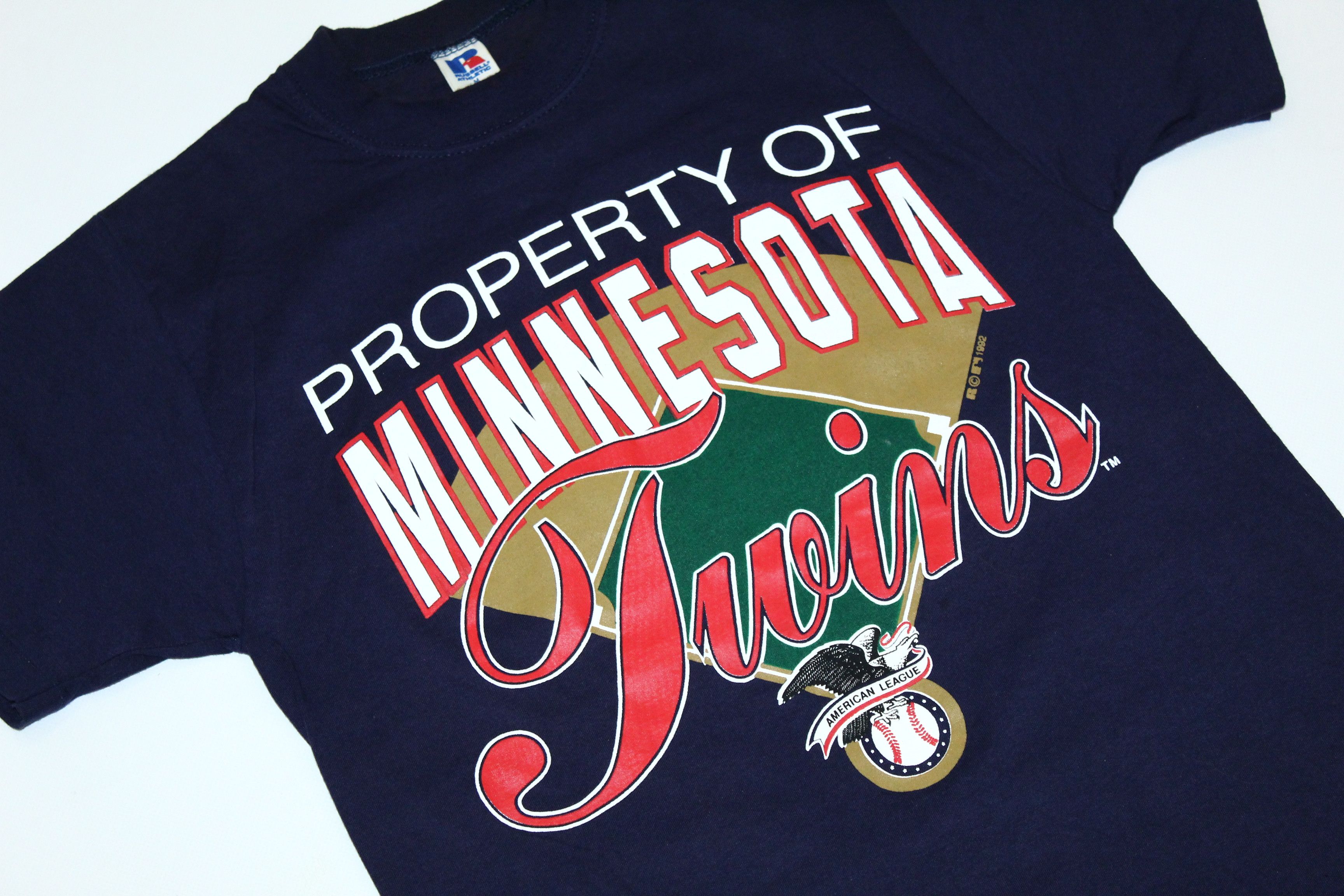 MLB 🔥1992 Property of Minnesota Twins Graphic T-Shirt Size US M / EU 48-50 / 2 - 3 Thumbnail