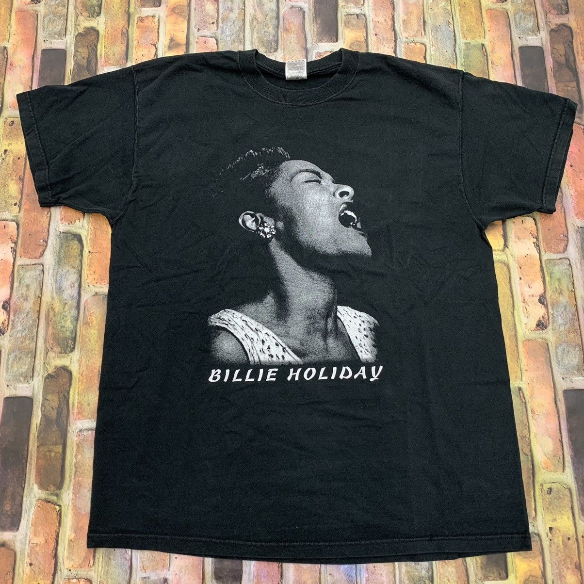 Band Tees × Fruit Of The Loom × Vintage Vintage Billie Holiday tee Size US XL / EU 56 / 4 - 1 Thumbnail