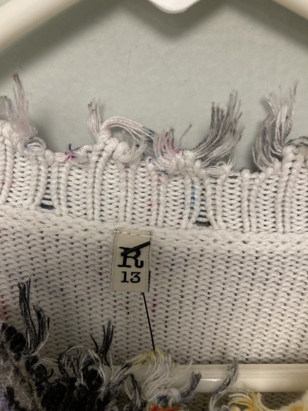 R13 Graffiti sweater. Medium Size US M / EU 48-50 / 2 - 7 Thumbnail