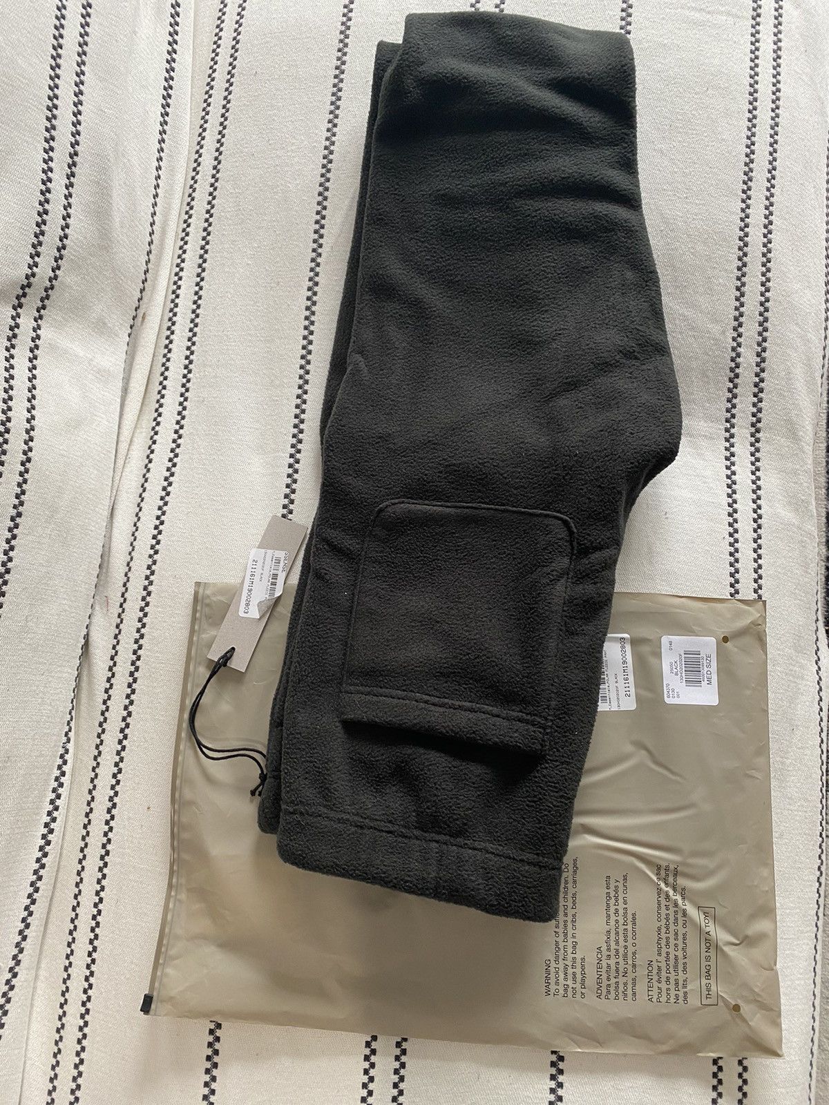 Fear of God Essentials Black Polar fleece sweatpants black BNWT Size US 32 / EU 48 - 2 Thumbnail