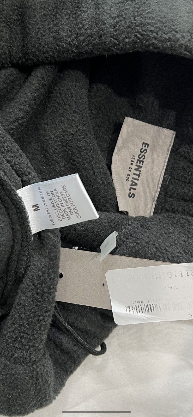 Fear of God Essentials Black Polar fleece sweatpants black BNWT Size US 32 / EU 48 - 13 Thumbnail