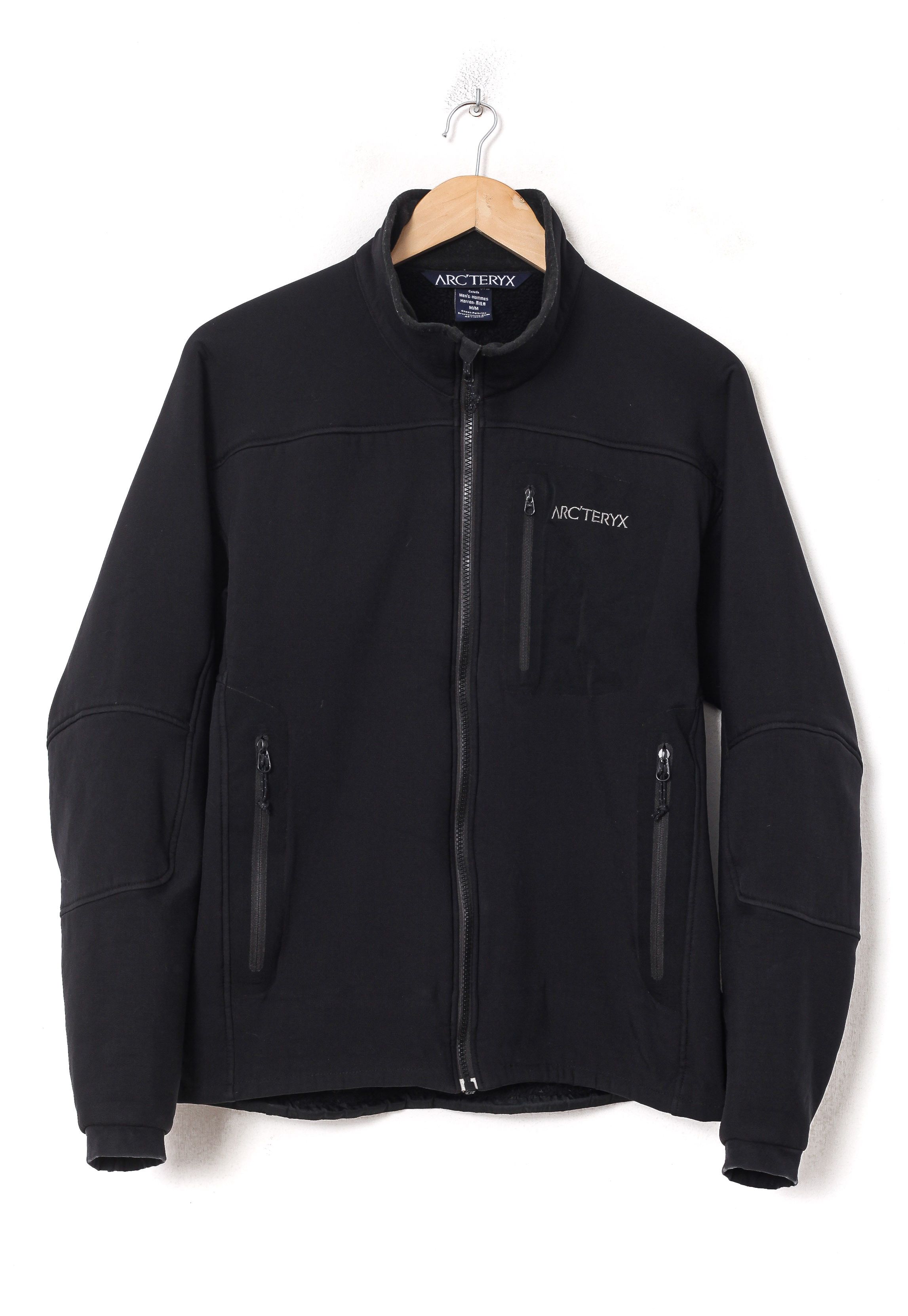 Vintage ARCTERYX Soft Shell Jacket Fleece Lined A1896