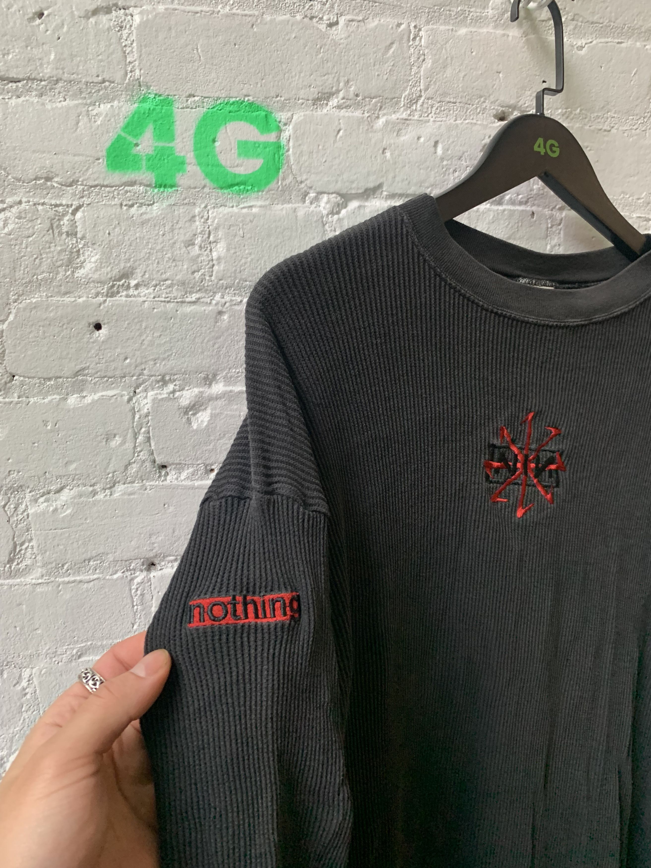 Vintage Vintage Nine Inch Nails Thermal LS Tee | Grailed