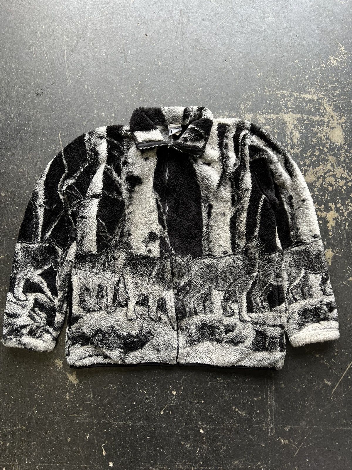 Other Vintage Graphic Nature All Over Print Fleece Zip Up Jacket Size US S / EU 44-46 / 1 - 1 Thumbnail