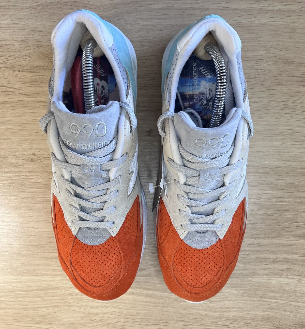 Ronnie Fieg x Kith x New Balance 990v2 “Cyclades” (w/ socks)