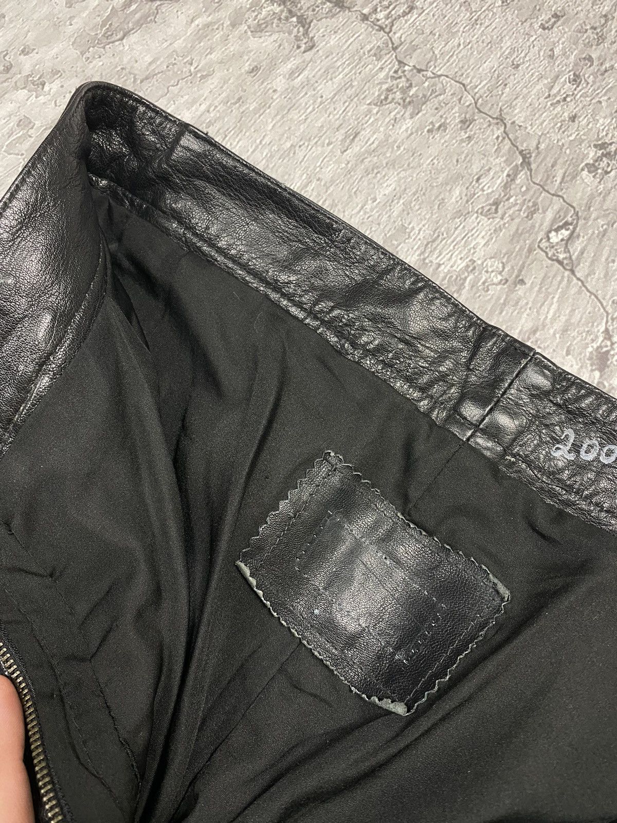 Leather × Vintage Vintage 90s LEATHER PANTS like Isabel Marant Margiela Size US 31 - 8 Thumbnail