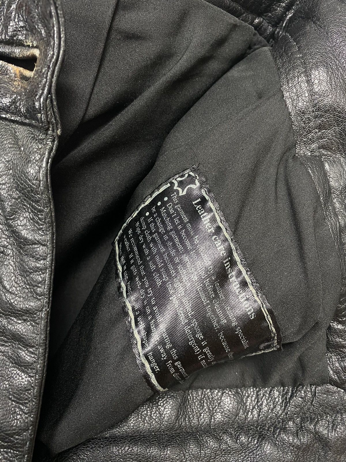 Leather × Vintage Vintage 90s LEATHER PANTS like Isabel Marant Margiela Size US 31 - 9 Thumbnail