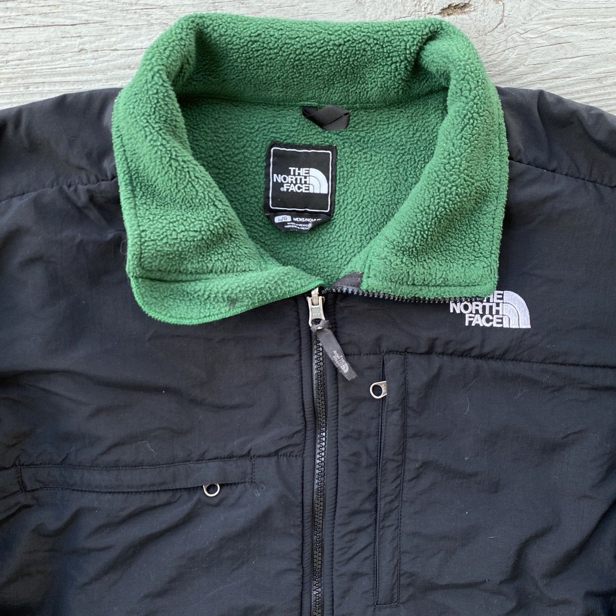 Vintage The North Face Denali 95 Night Green Vintage Zip Up Jacket Size US L / EU 52-54 / 3 - 3 Thumbnail