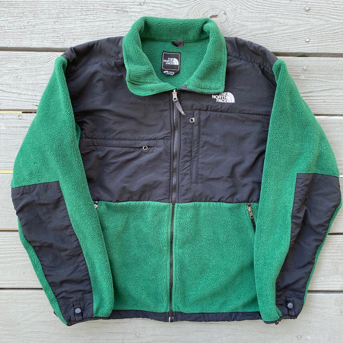 Vintage The North Face Denali 95 Night Green Vintage Zip Up Jacket Size US L / EU 52-54 / 3 - 1 Preview