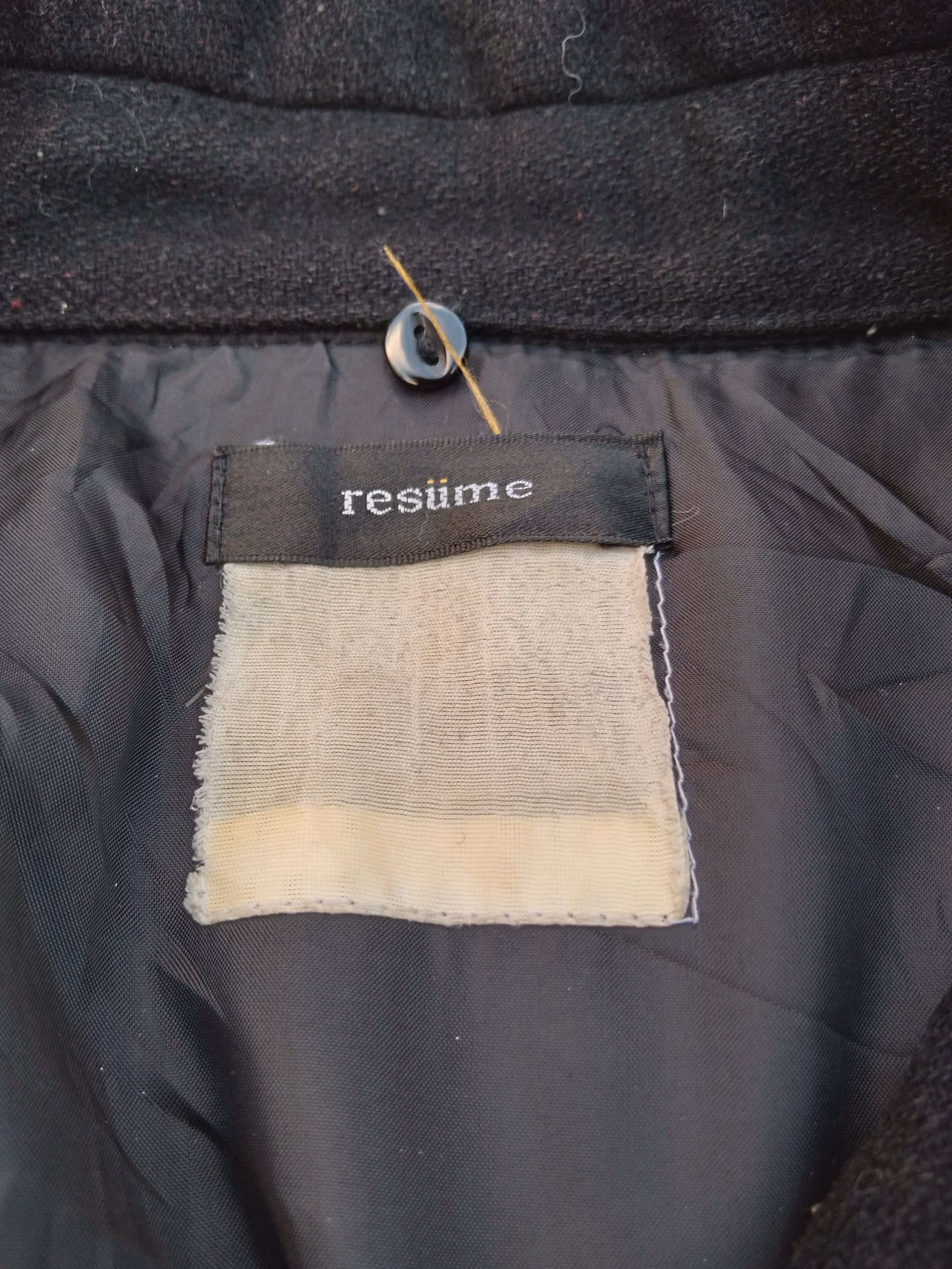 14th Addiction RESUME DOUBLE COLLAR WOOL JACKETS Size US M / EU 48-50 / 2 - 5 Thumbnail