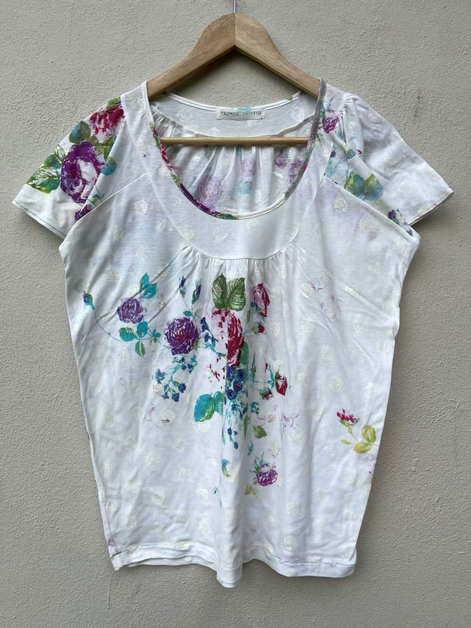 Tsumori Chisato Issey Miyake Fullprint Flower Top