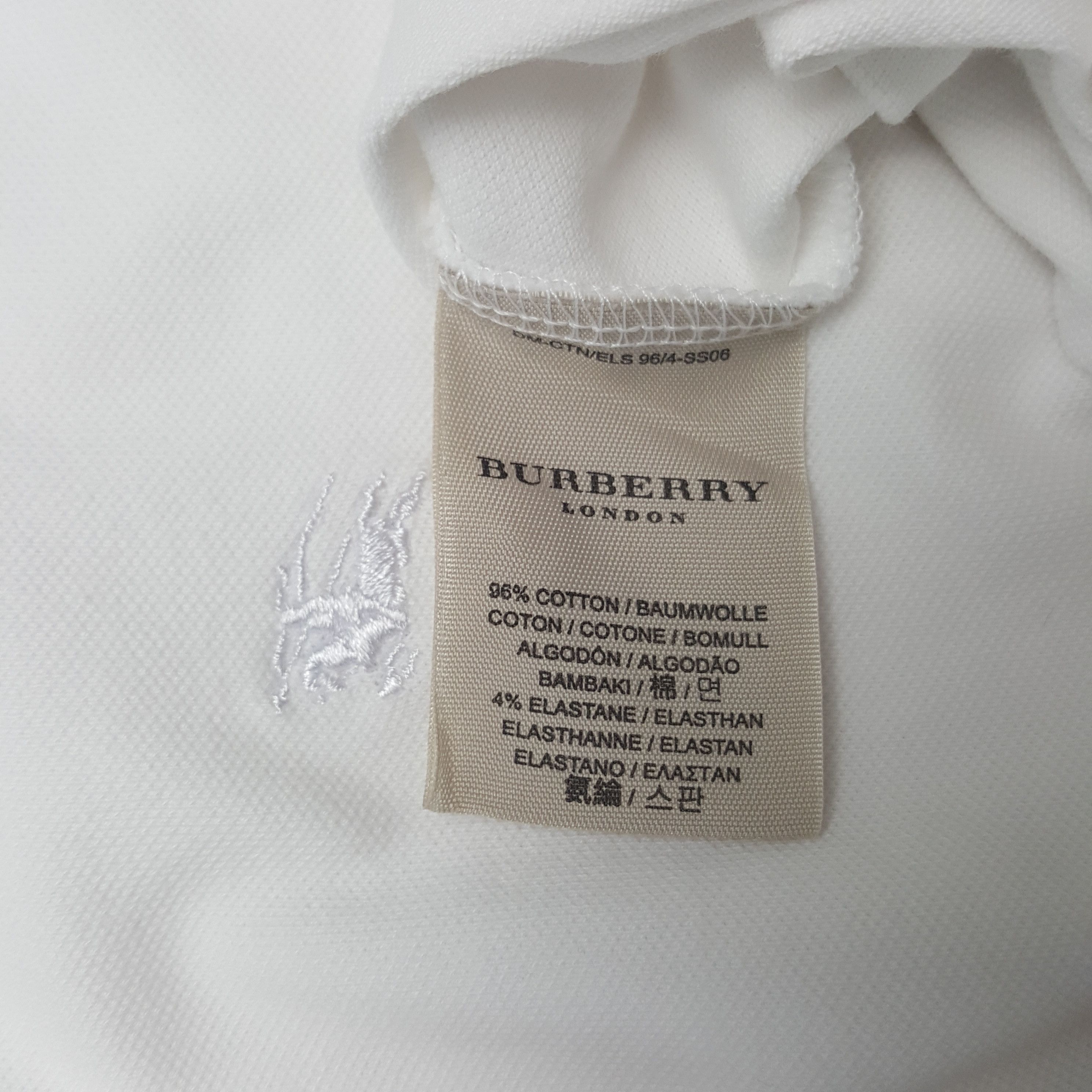 Burberry × Vintage Vintage Burberry London Nova Check Polo Shirt Size S / US 4 / IT 40 - 6 Thumbnail