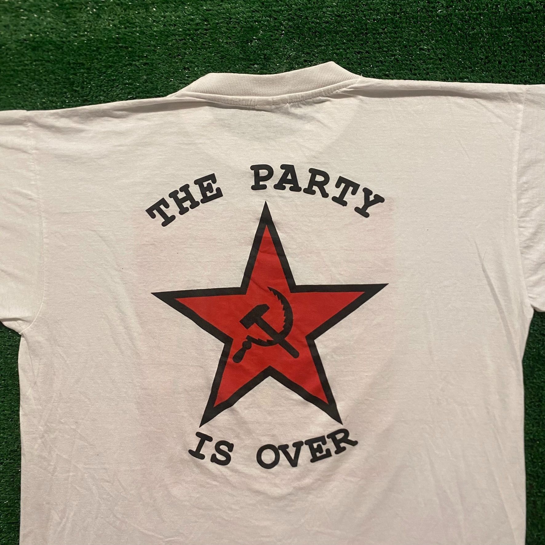 Vintage Lenin Communist Russia Vintage 90s Punk Parody T-Shirt Size US L / EU 52-54 / 3 - 4 Thumbnail