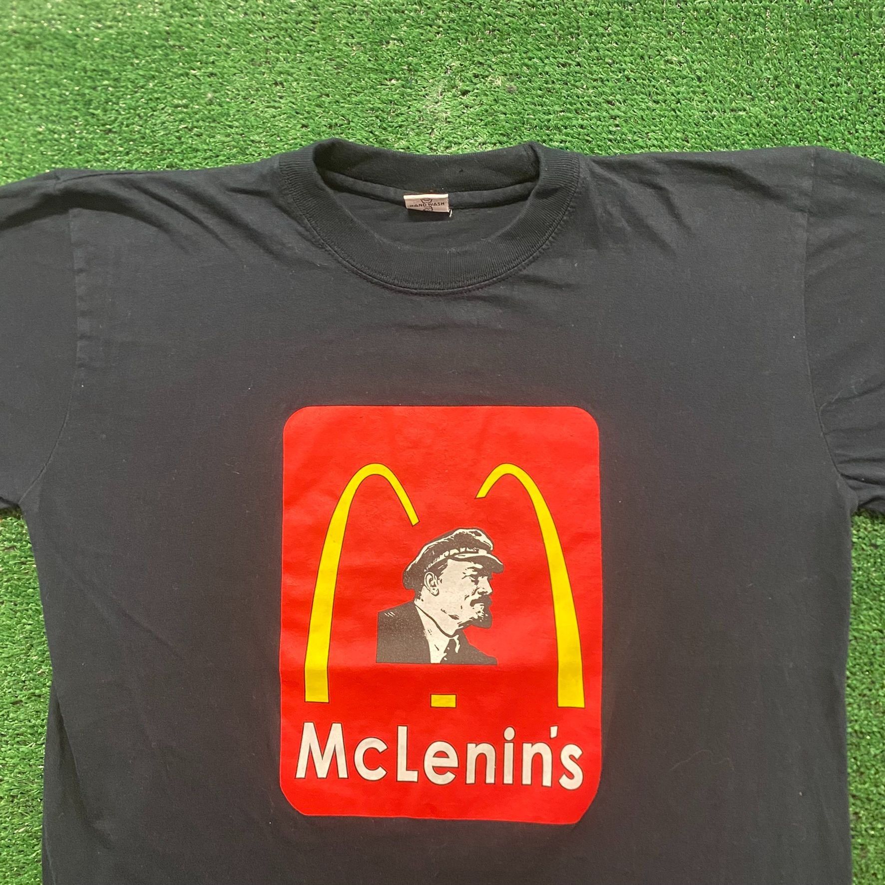 Vintage Lenin Communist Russia Vintage 90s Punk Parody T-Shirt Size US L / EU 52-54 / 3 - 2 Thumbnail