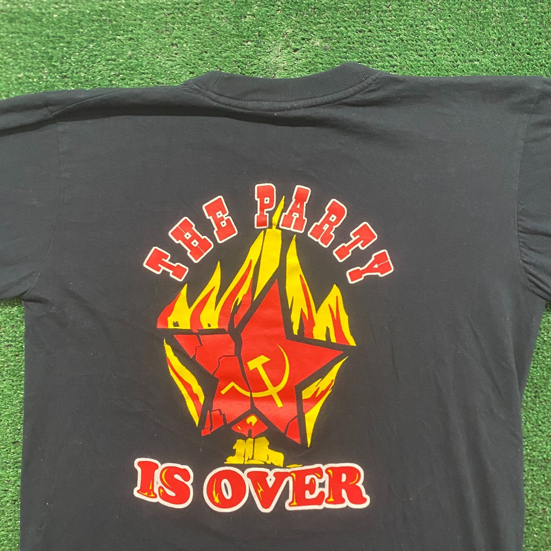 Vintage Lenin Communist Russia Vintage 90s Punk Parody T-Shirt Size US L / EU 52-54 / 3 - 5 Thumbnail