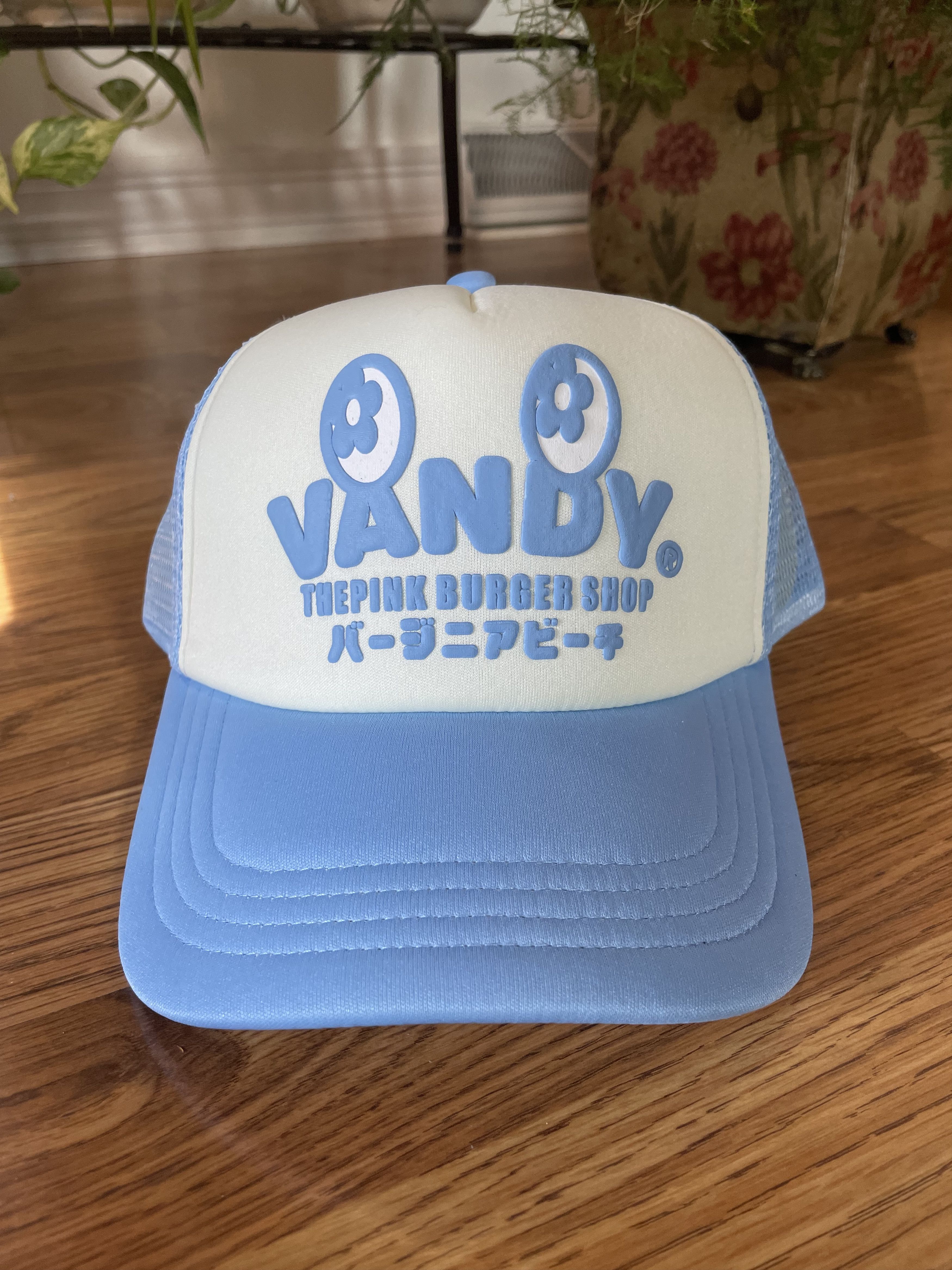 Vandy The Pink Burger Hat Green White - OS New