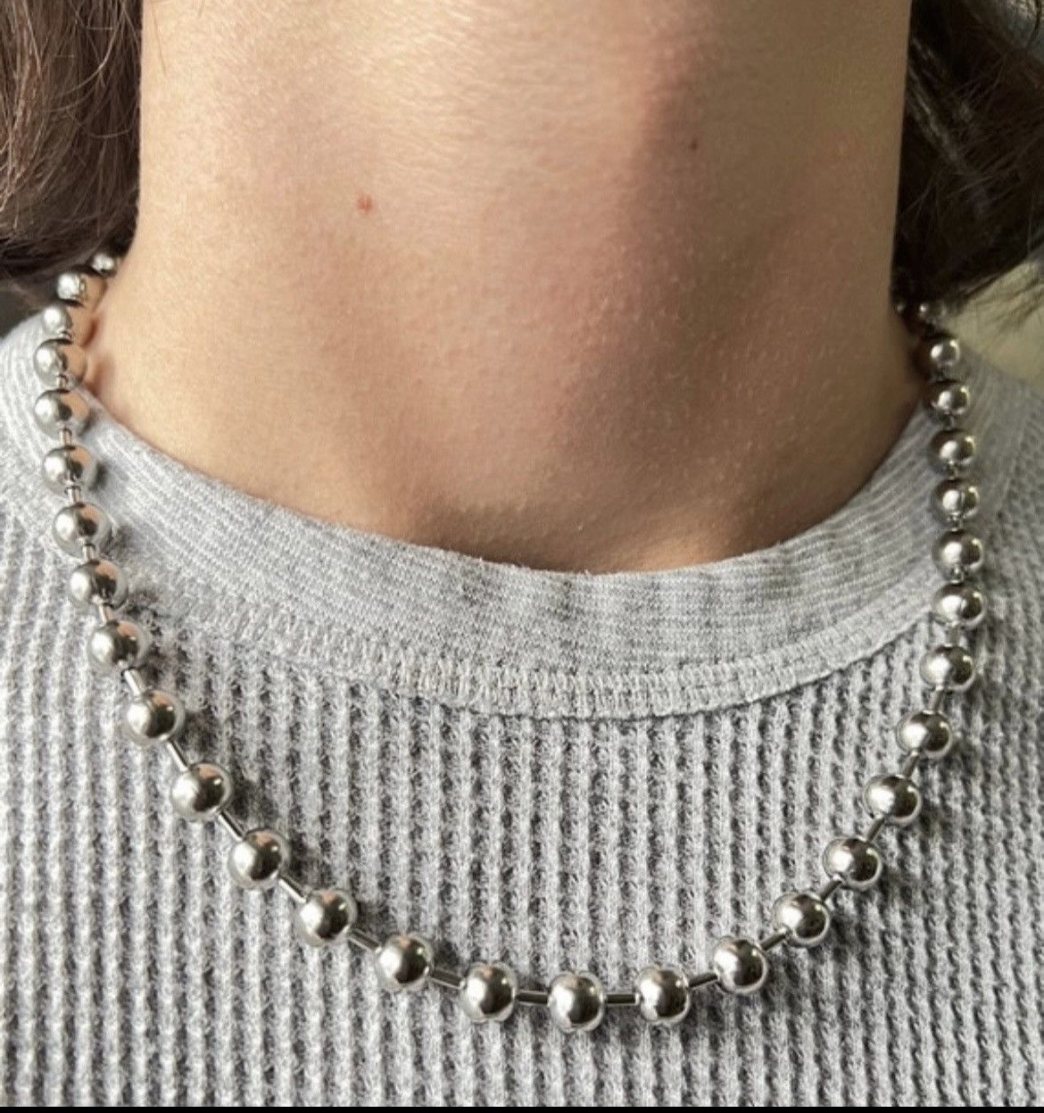 Jewelry 8mm ball chain necklace Size ONE SIZE - 1 Thumbnail