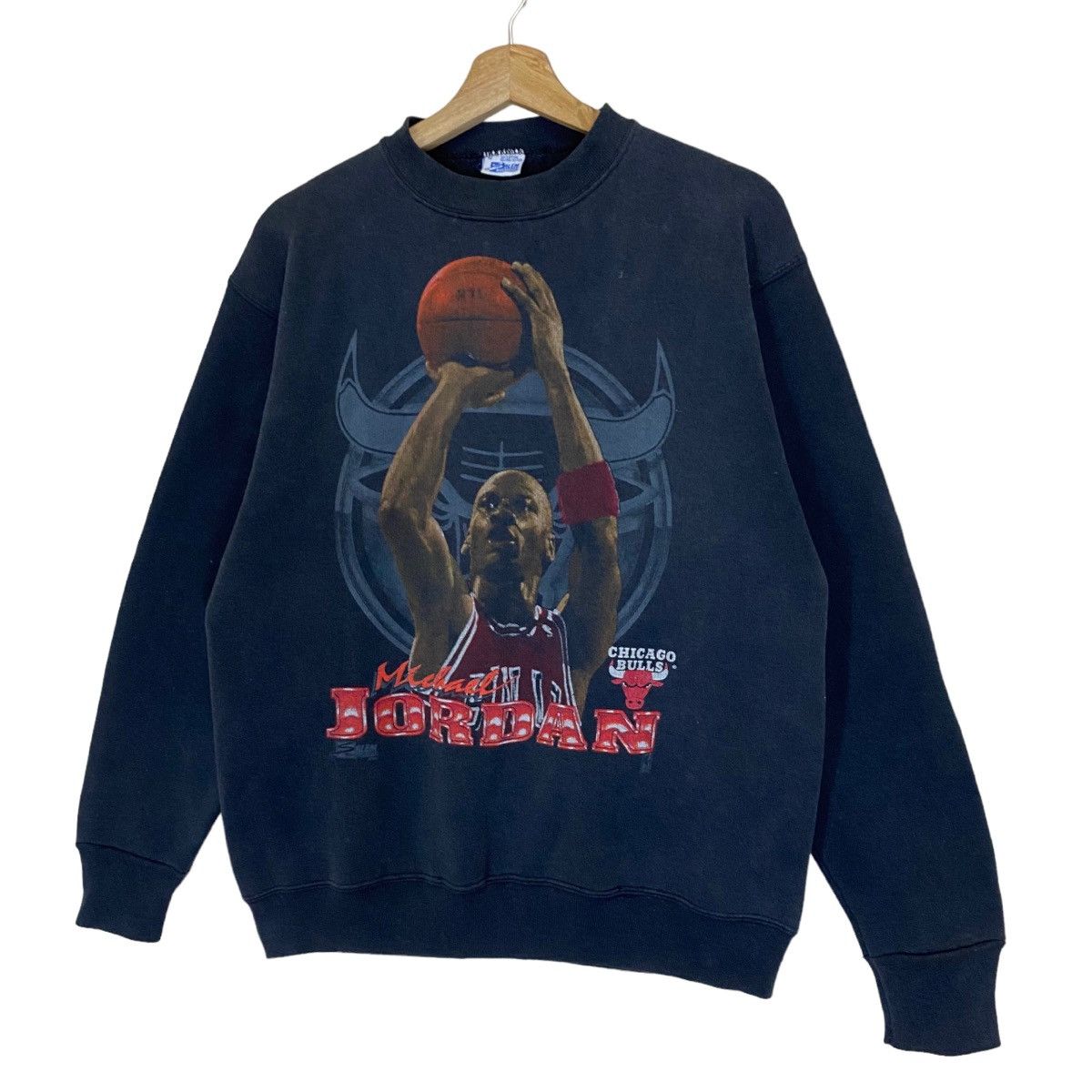 NBA Vintage 90s Micheal Jordan Crewneck Sweatshirt Size M Size US M / EU 48-50 / 2 - 4 Thumbnail