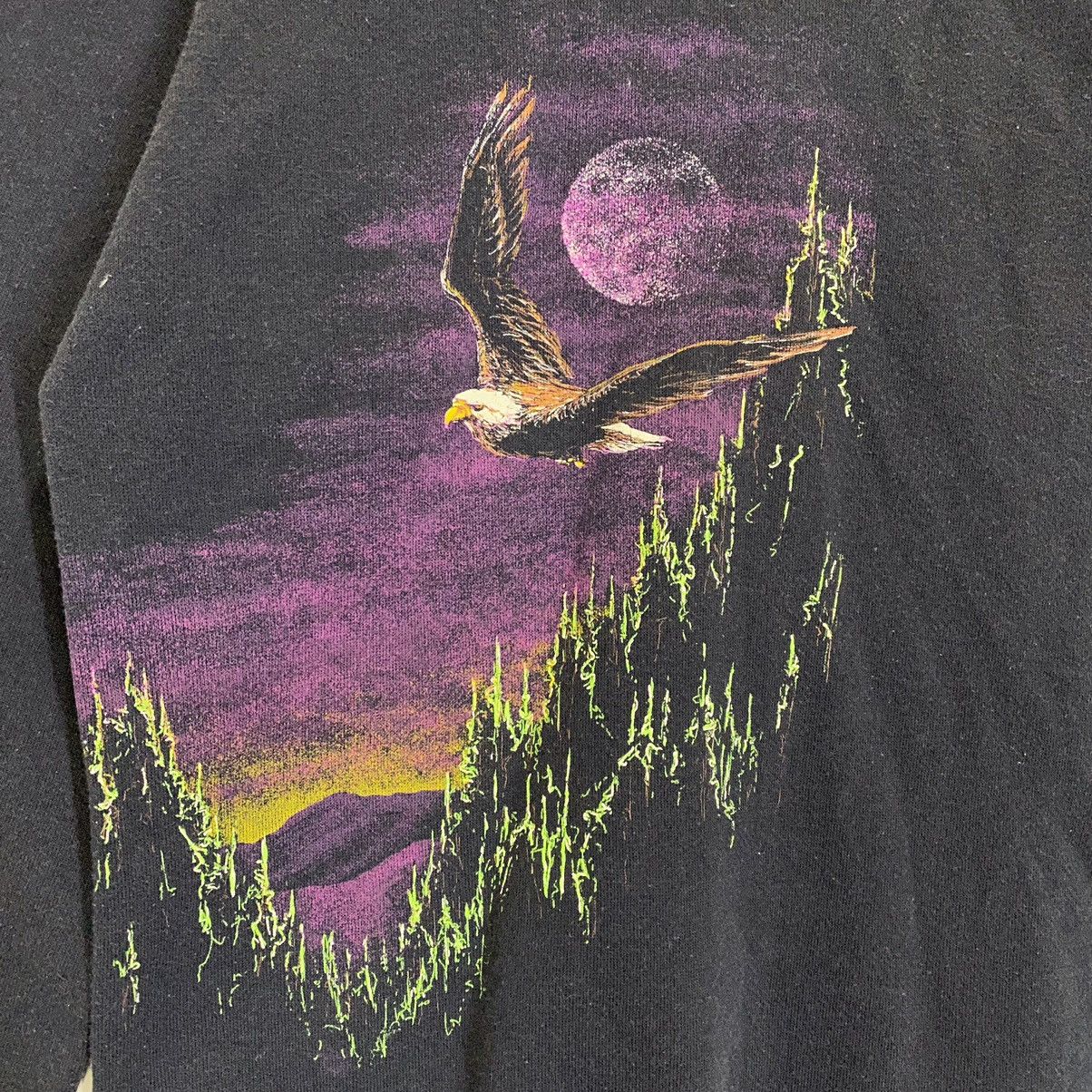 Harley Davidson Vintage 90s Hazelwood Eagle Art Crewneck Sweatshirt Size M Size US M / EU 48-50 / 2 - 7 Thumbnail