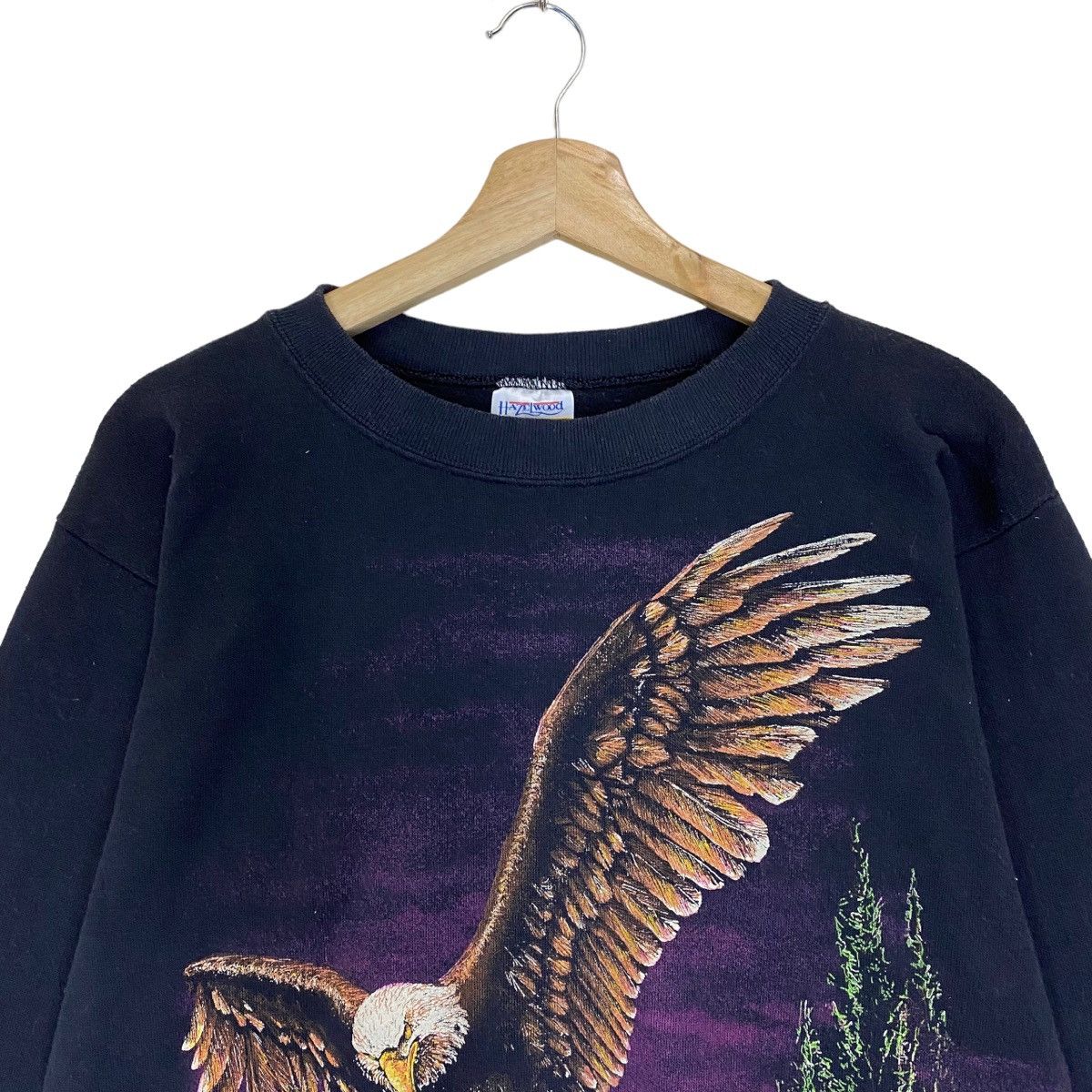 Harley Davidson Vintage 90s Hazelwood Eagle Art Crewneck Sweatshirt Size M Size US M / EU 48-50 / 2 - 2 Thumbnail