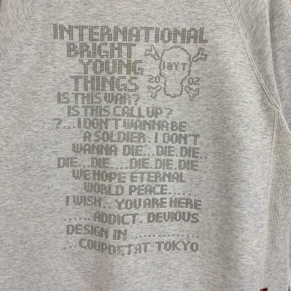 If Six Was Nine × Le Grande Bleu (L.G.B.) × Vintage Vintage 90s Coupdetat Tokyo Skulls Crewneck Sweatshirt Size US M / EU 48-50 / 2 - 5 Thumbnail