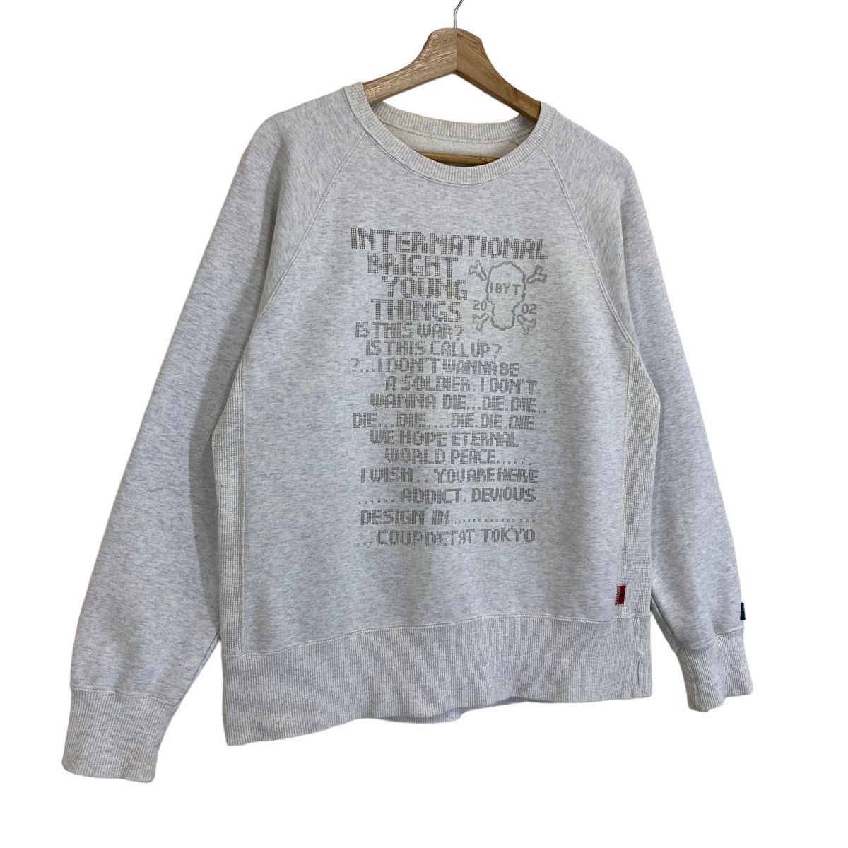 If Six Was Nine × Le Grande Bleu (L.G.B.) × Vintage Vintage 90s Coupdetat Tokyo Skulls Crewneck Sweatshirt Size US M / EU 48-50 / 2 - 2 Thumbnail