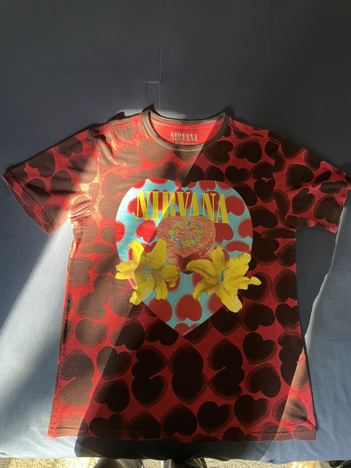 Band Tees × Nirvana Nirvana heart shaped box full print band tees Size US M / EU 48-50 / 2 - 1 Thumbnail