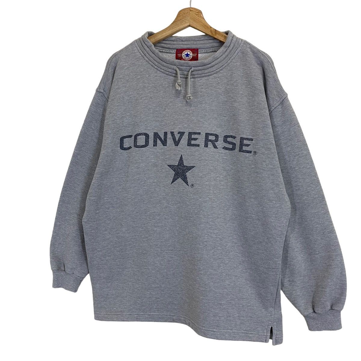 Converse × Vintage Vintage 90s Converse Crewneck Sweatshirt Size XL Size US XL / EU 56 / 4 - 3 Thumbnail