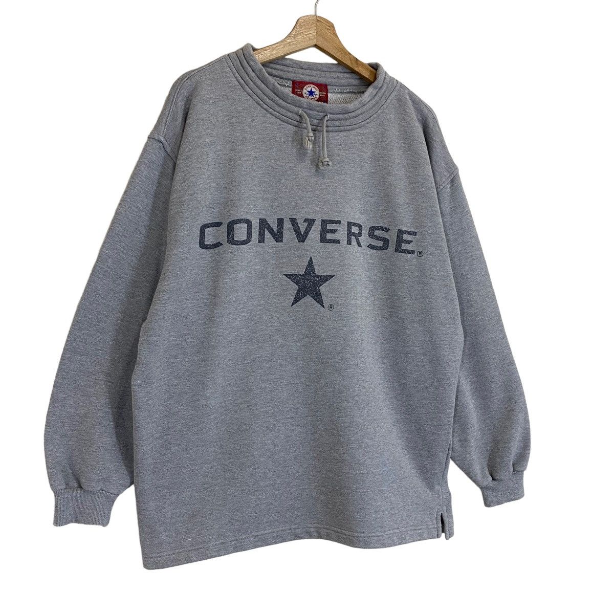 Converse × Vintage Vintage 90s Converse Crewneck Sweatshirt Size XL Size US XL / EU 56 / 4 - 2 Thumbnail