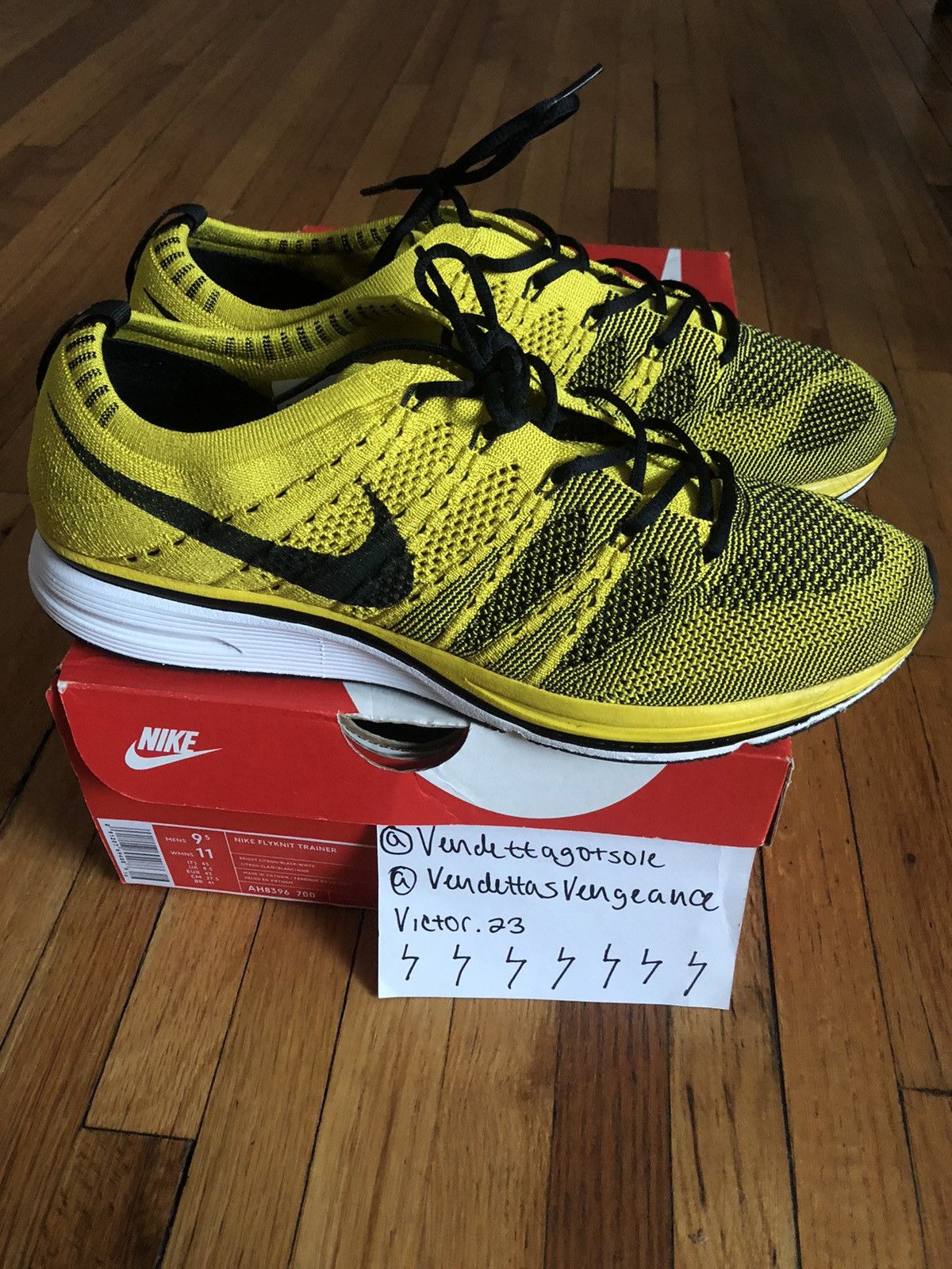 Nike Flyknit Trainer Bright Citron Yellow EU EXCL 2017