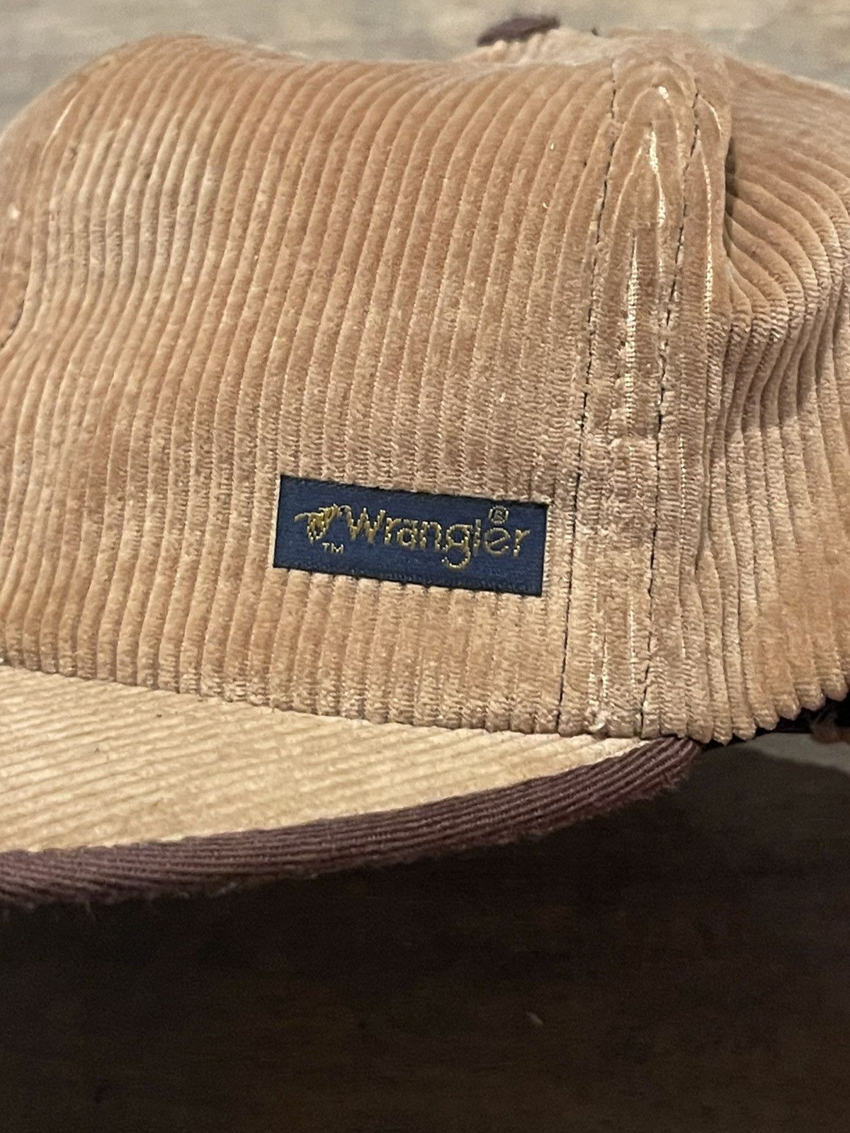 Vintage Vintage corduroy wrangler snap back hat Size ONE SIZE - 2 Thumbnail