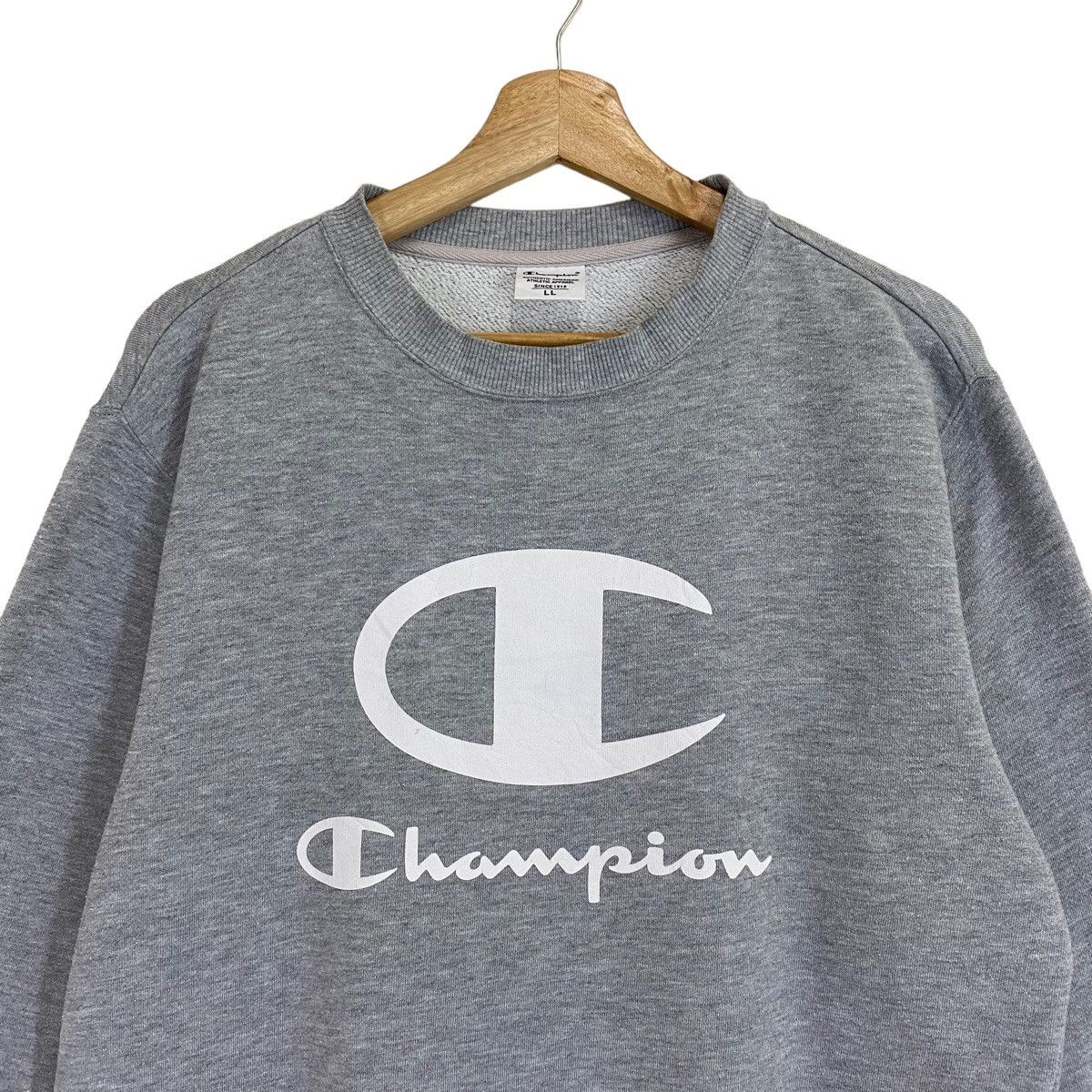 Champion × Vintage Vintage Champion Big Logo Crewneck Sweatshirt Size M Size US M / EU 48-50 / 2 - 4 Thumbnail