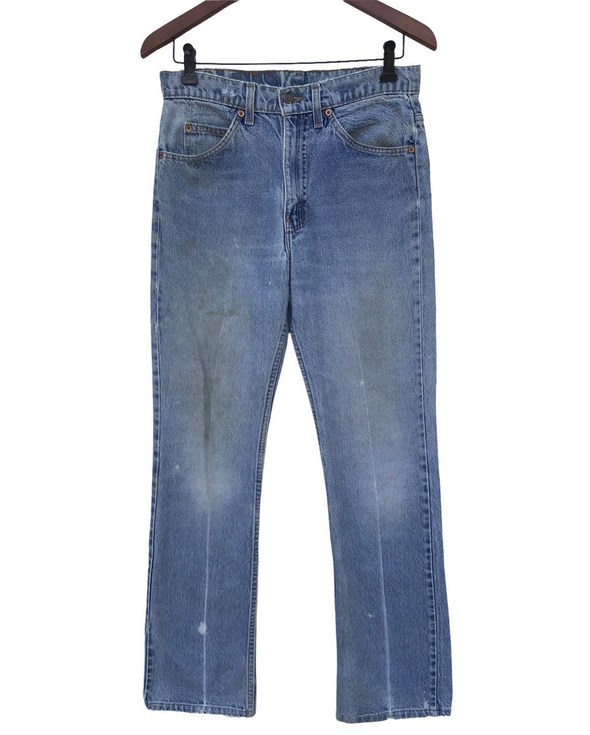 Vintage Levis Distressed Denim Jeans Made In Usa