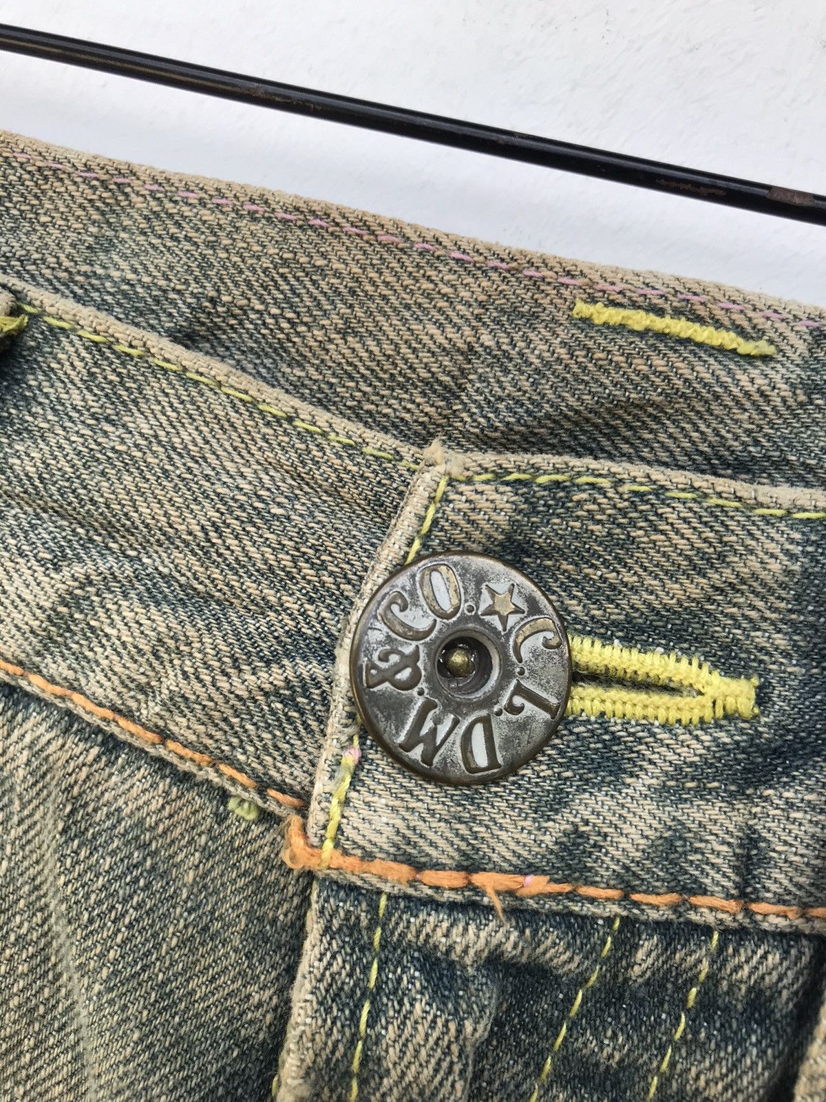 Vintage Vintage 90s Cocolulu Distressed Jeans Size US 34 / EU 50 - 4 Thumbnail