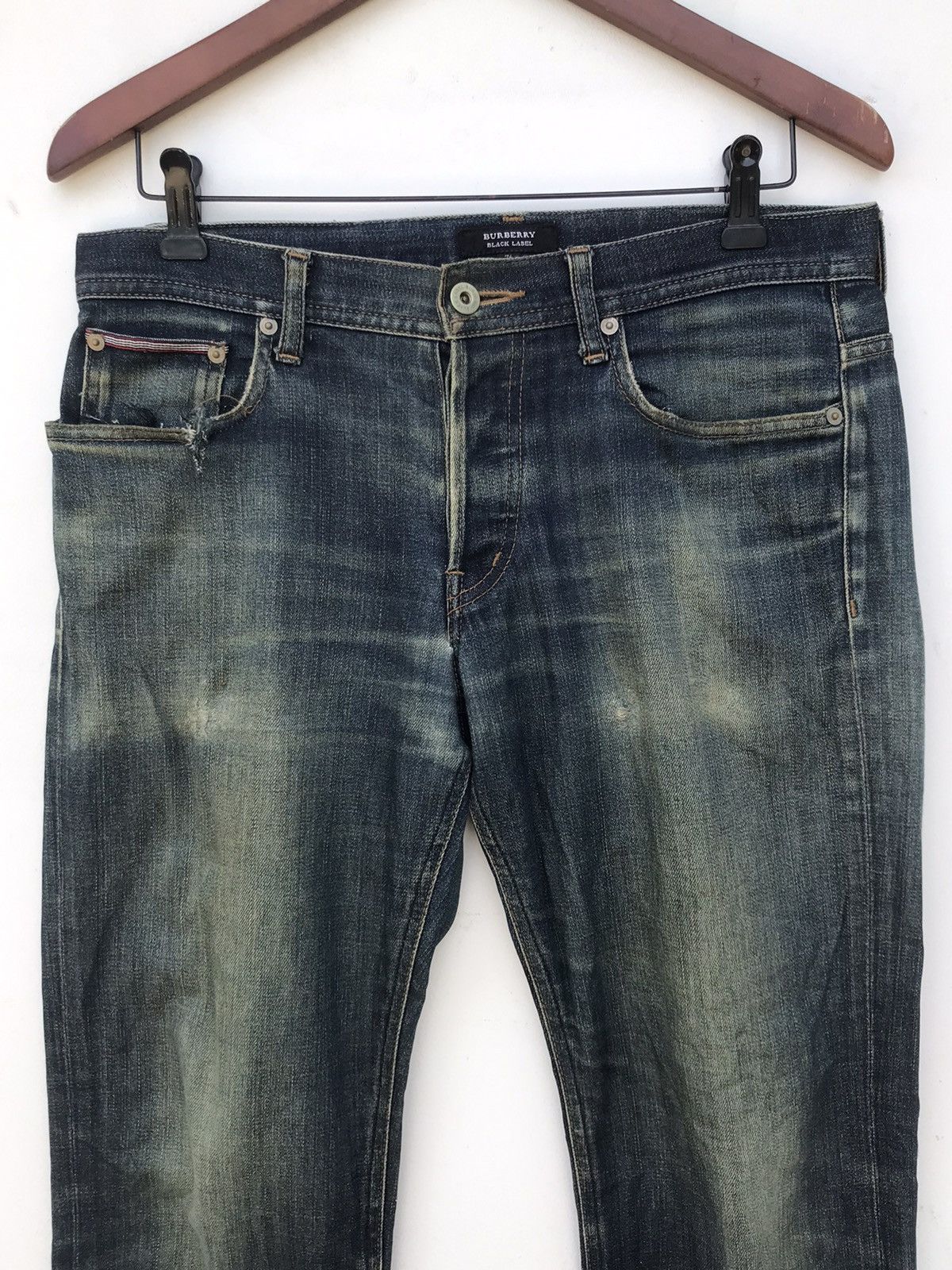 Burberry Vintage Burberry Black Label Denim Jeans Size US 32 / EU 48 - 4 Thumbnail