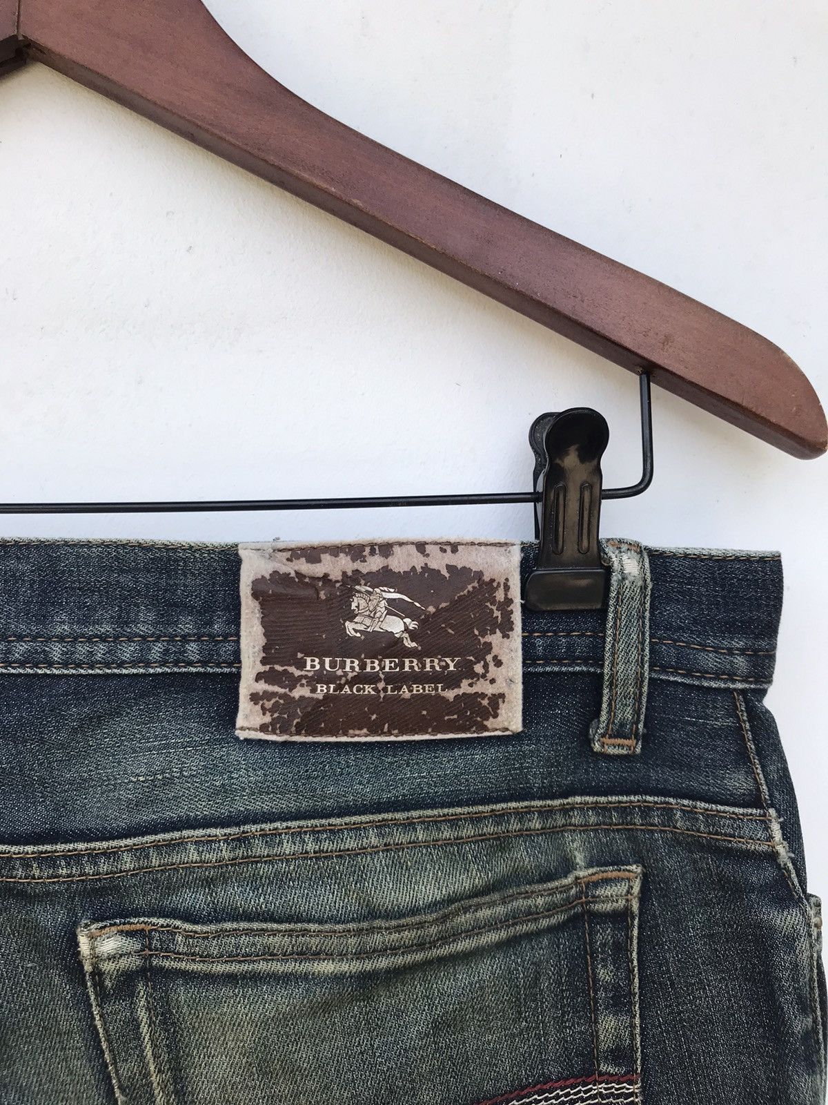Burberry Vintage Burberry Black Label Denim Jeans Size US 32 / EU 48 - 9 Thumbnail