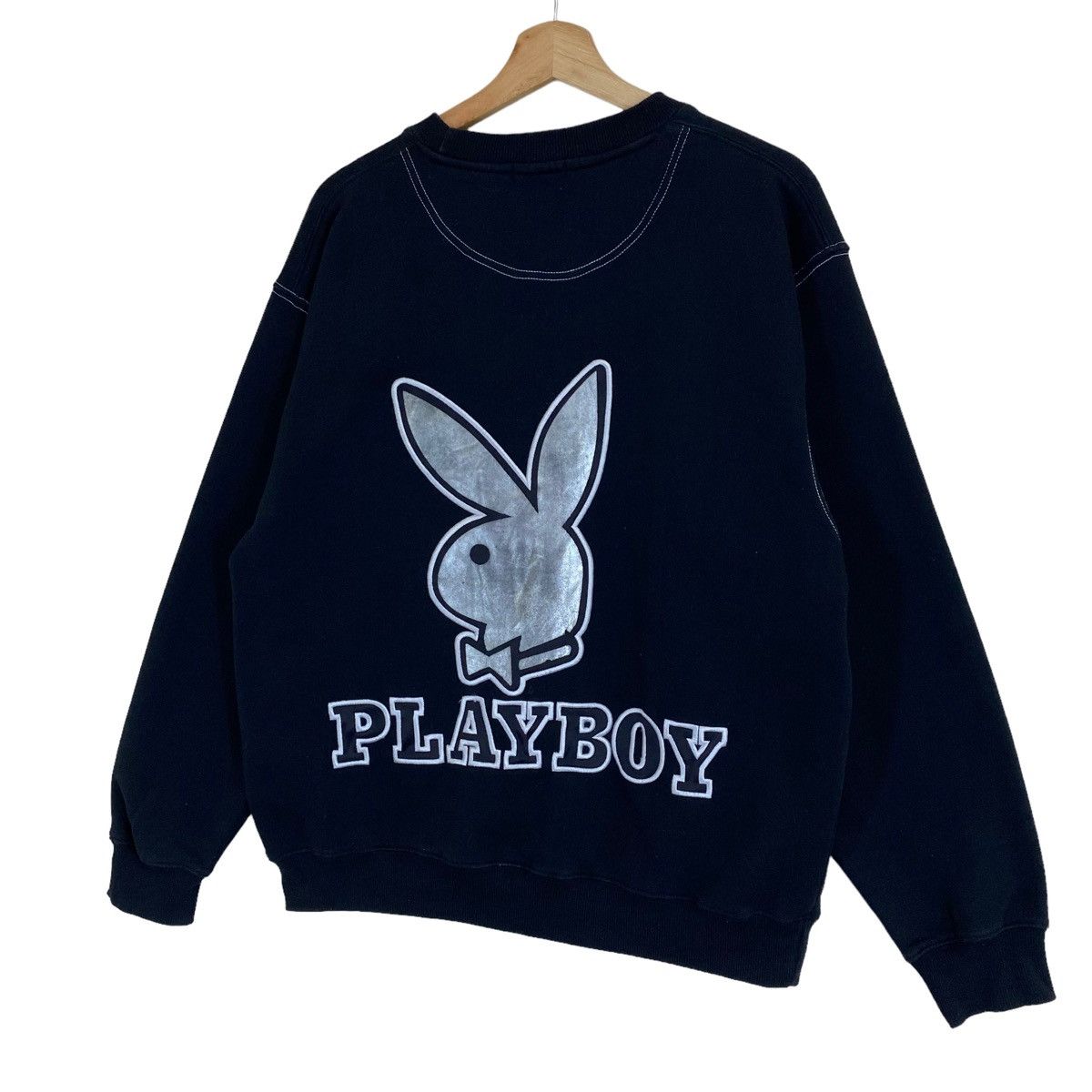 Japanese Brand × Playboy × Vintage Vintage Playboy Embroidered Logo Crewneck Sweatshirt Size M Size US M / EU 48-50 / 2 - 3 Thumbnail