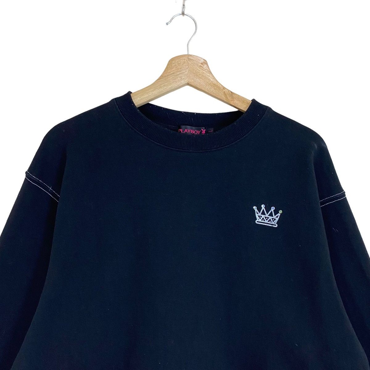 Japanese Brand × Playboy × Vintage Vintage Playboy Embroidered Logo Crewneck Sweatshirt Size M Size US M / EU 48-50 / 2 - 6 Thumbnail