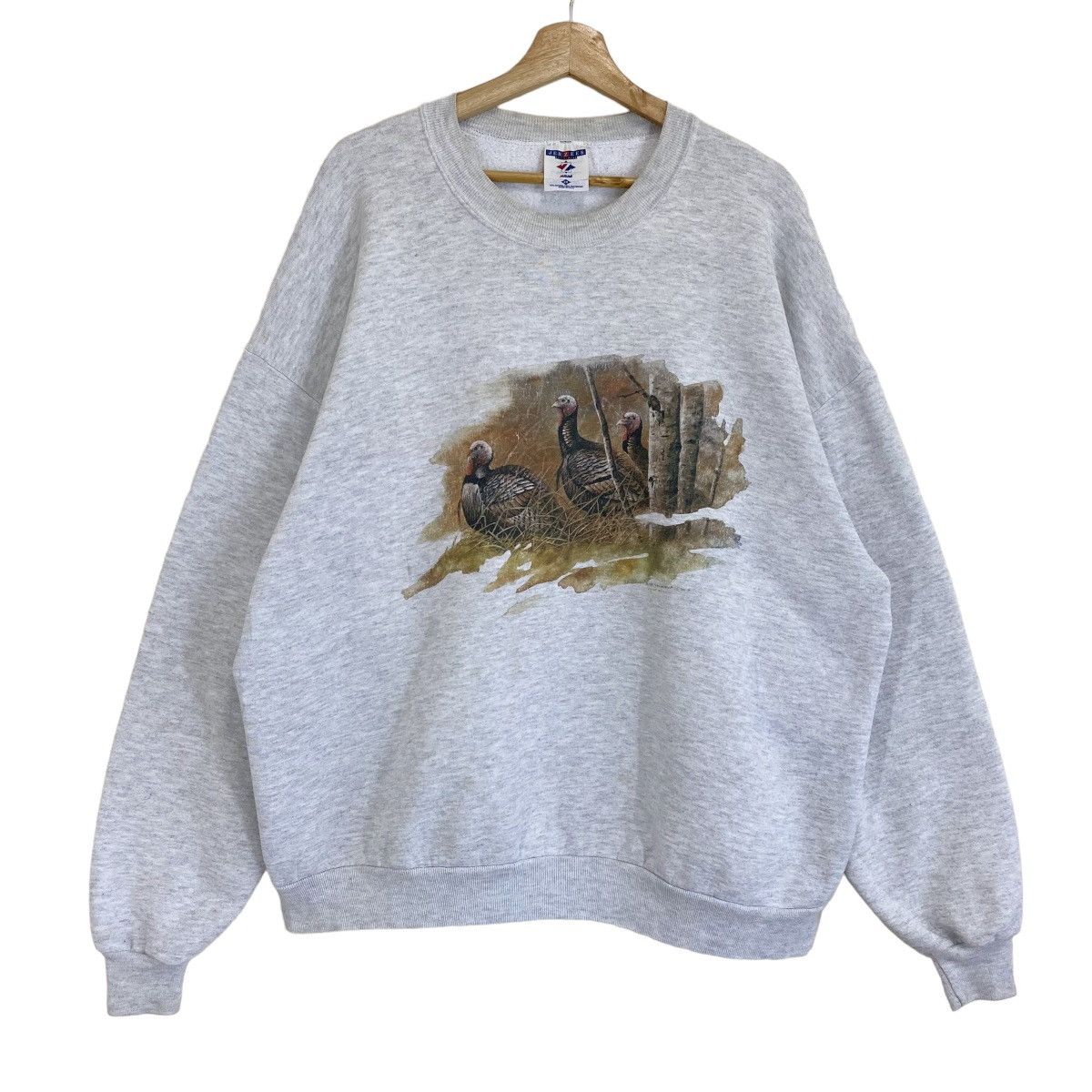Vintage Vintage 90s Habitat Graphics Design Crewneck Sweatshirt Size US XL / EU 56 / 4 - 1 Thumbnail