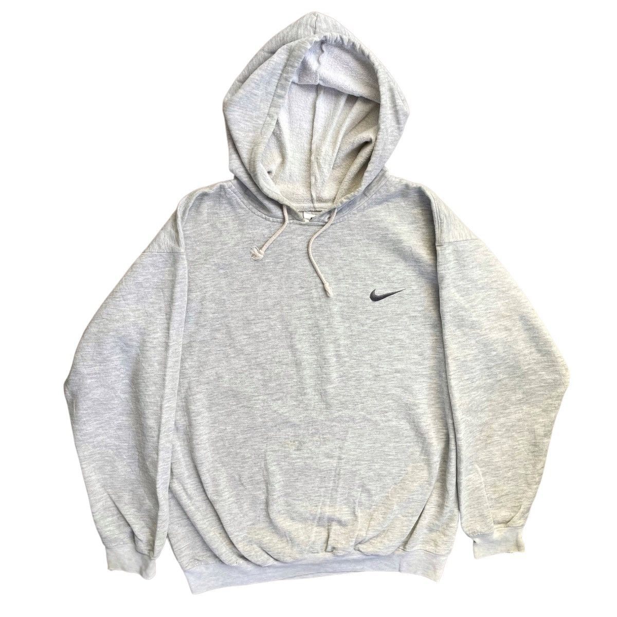 NBA × Nike × Vintage 💥90s Nike Basketball Sportswear Spellout Logo Hoodie Size US L / EU 52-54 / 3 - 5 Thumbnail