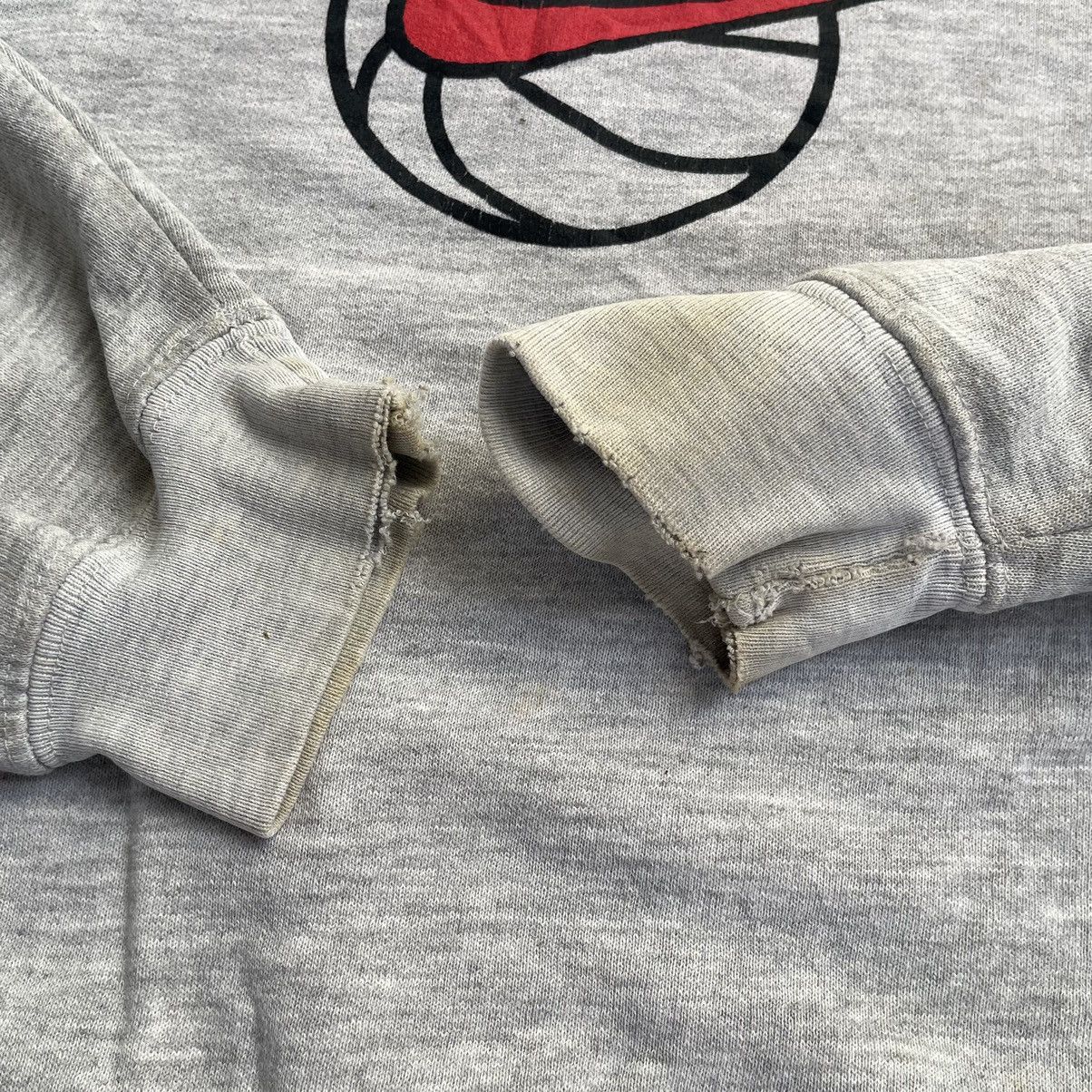 NBA × Nike × Vintage 💥90s Nike Basketball Sportswear Spellout Logo Hoodie Size US L / EU 52-54 / 3 - 9 Thumbnail