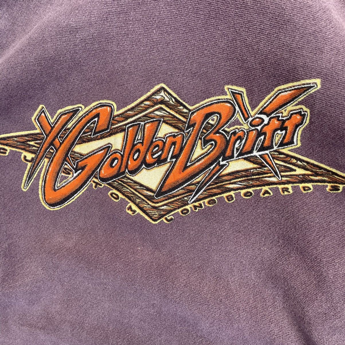 Vintage 💥 90s GOLDEN BRITT SURF PULLOVER HOODIE Size US L / EU 52-54 / 3 - 12 Thumbnail