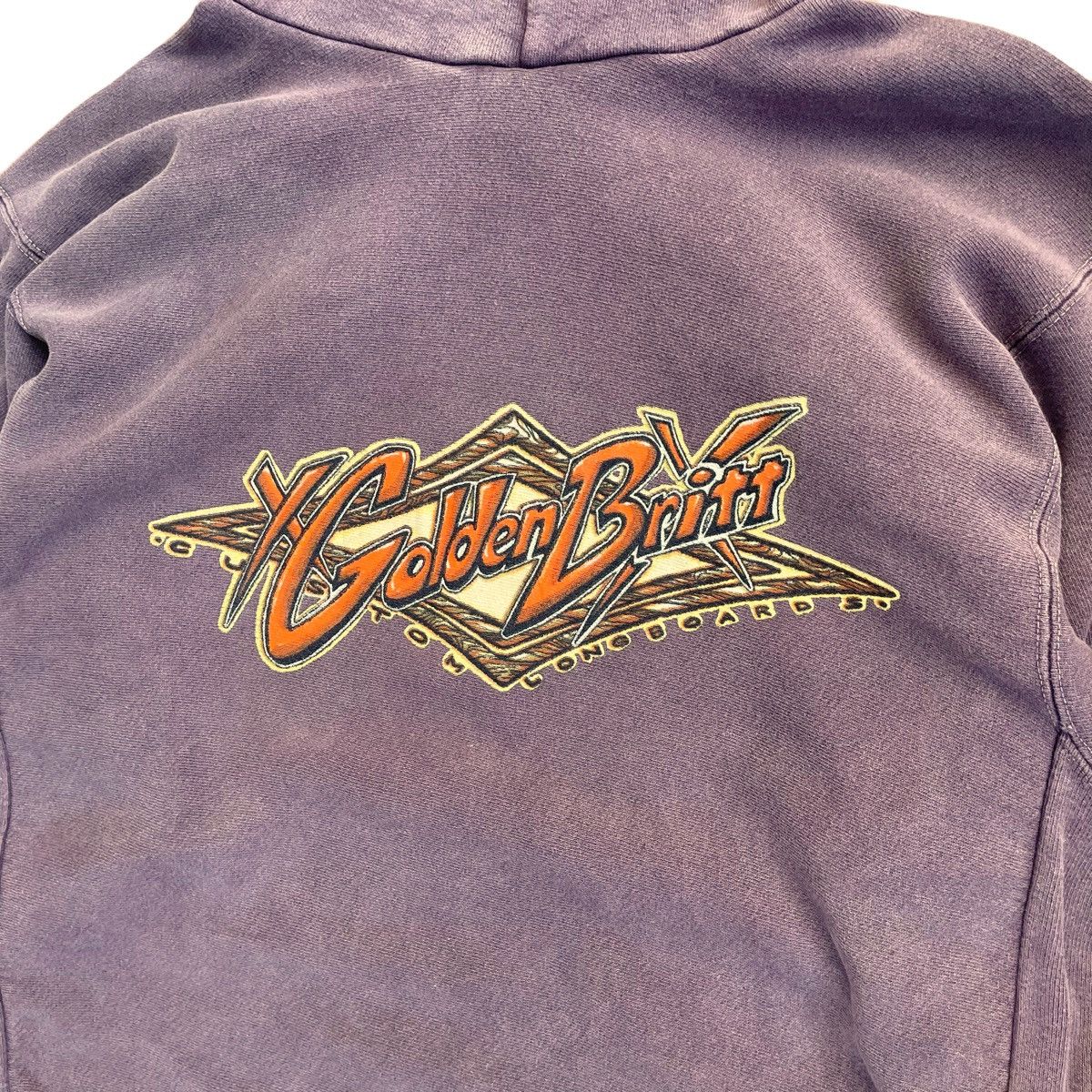 Vintage 💥 90s GOLDEN BRITT SURF PULLOVER HOODIE Size US L / EU 52-54 / 3 - 5 Thumbnail