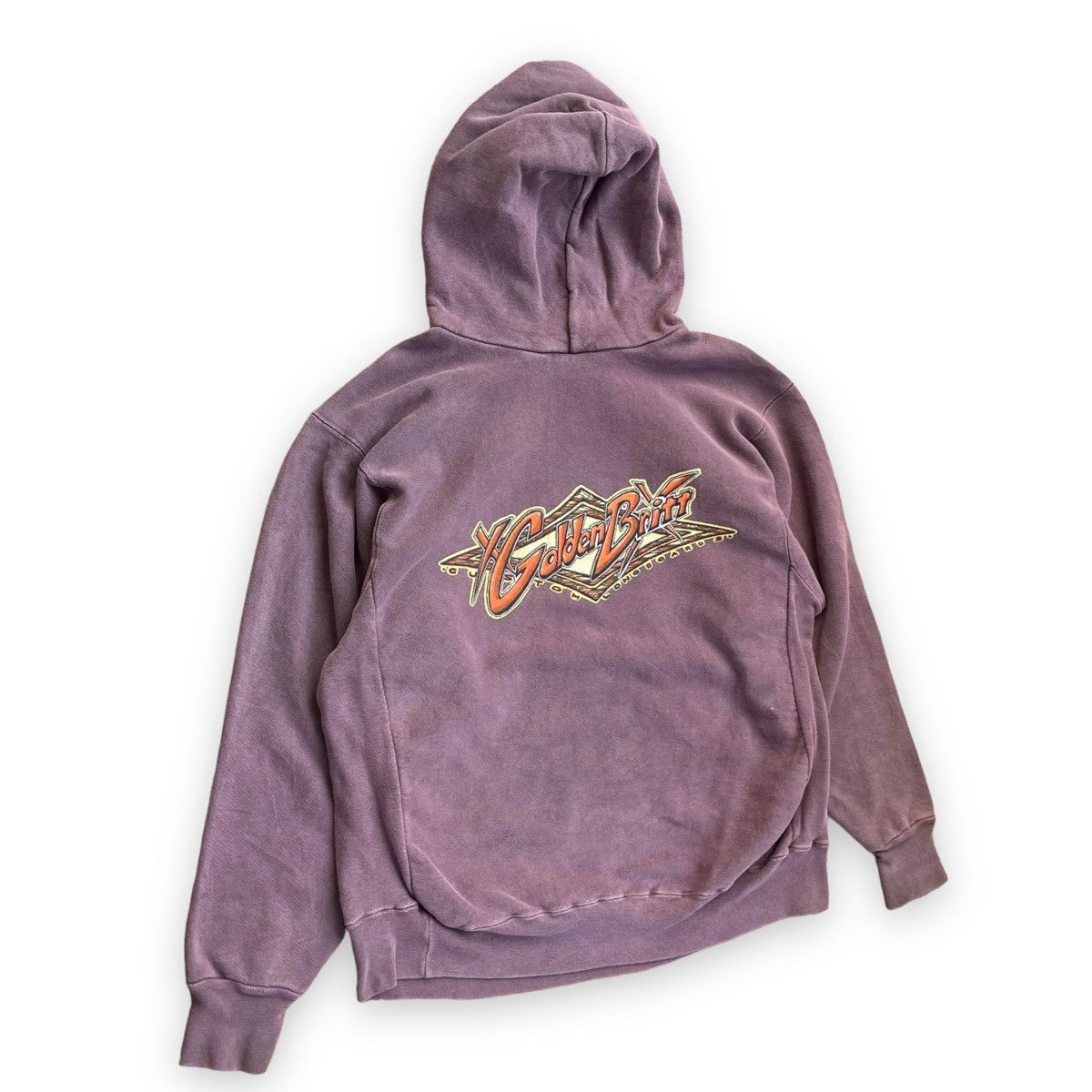 Vintage 💥 90s GOLDEN BRITT SURF PULLOVER HOODIE Size US L / EU 52-54 / 3 - 3 Thumbnail