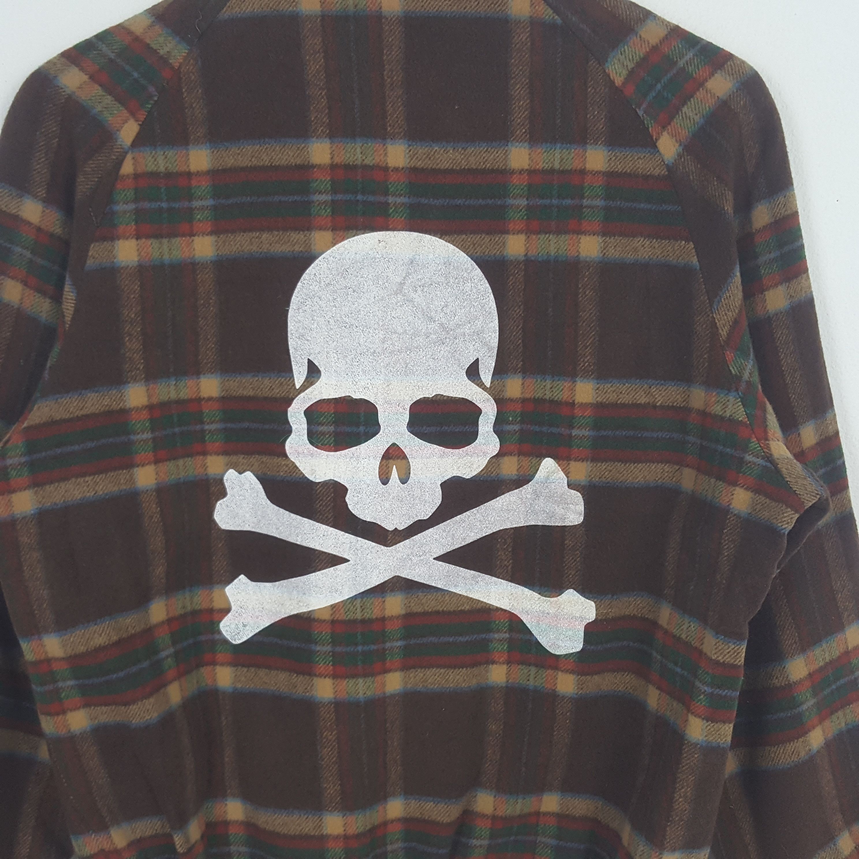 Japanese Brand × Vintage Vintage Wool Tac X Skull Japanese Style Custom Logo Bombers Size US M / EU 48-50 / 2 - 4 Thumbnail