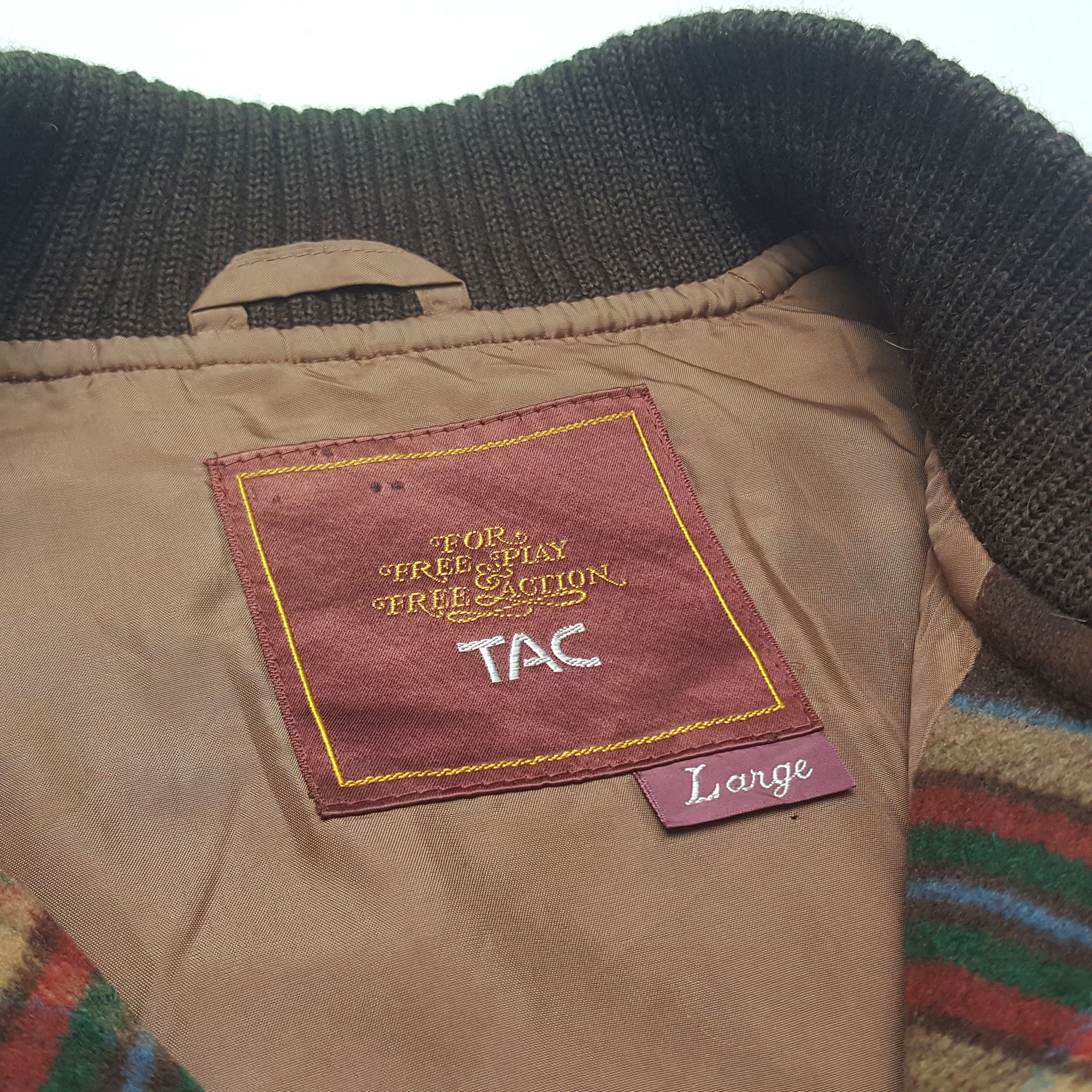 Japanese Brand × Vintage Vintage Wool Tac X Skull Japanese Style Custom Logo Bombers Size US M / EU 48-50 / 2 - 6 Thumbnail