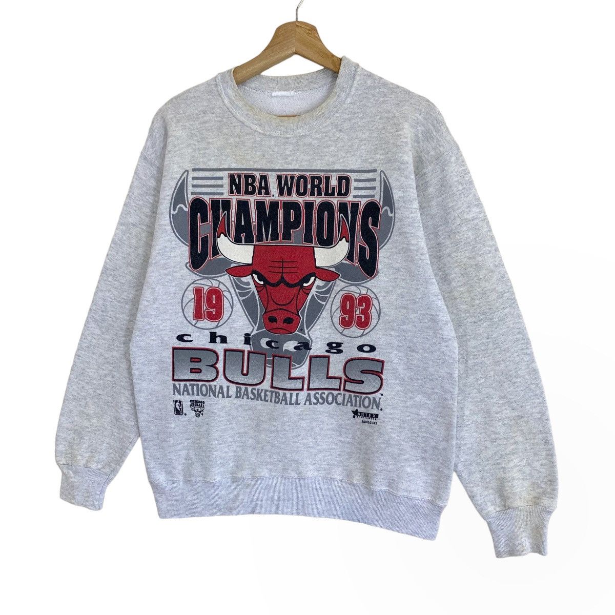 NBA Vintage 90s NBA Chicago Bulls Crewneck Sweatshirt Size M Size US M / EU 48-50 / 2 - 3 Thumbnail